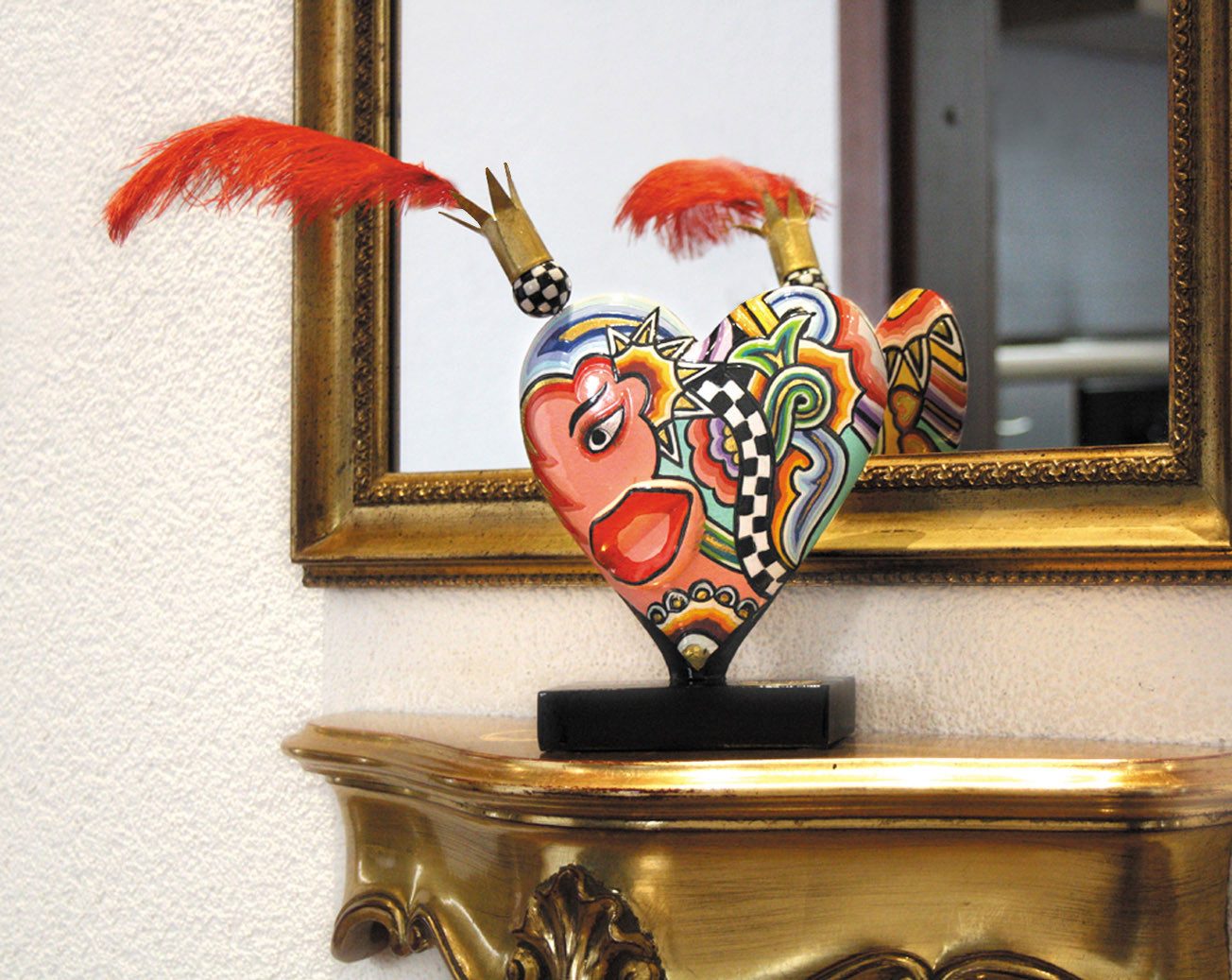 Tom`s Drag Skulptur Heart (M), perfekt zu jedem Anlass, Geburtstag, Weihnachten