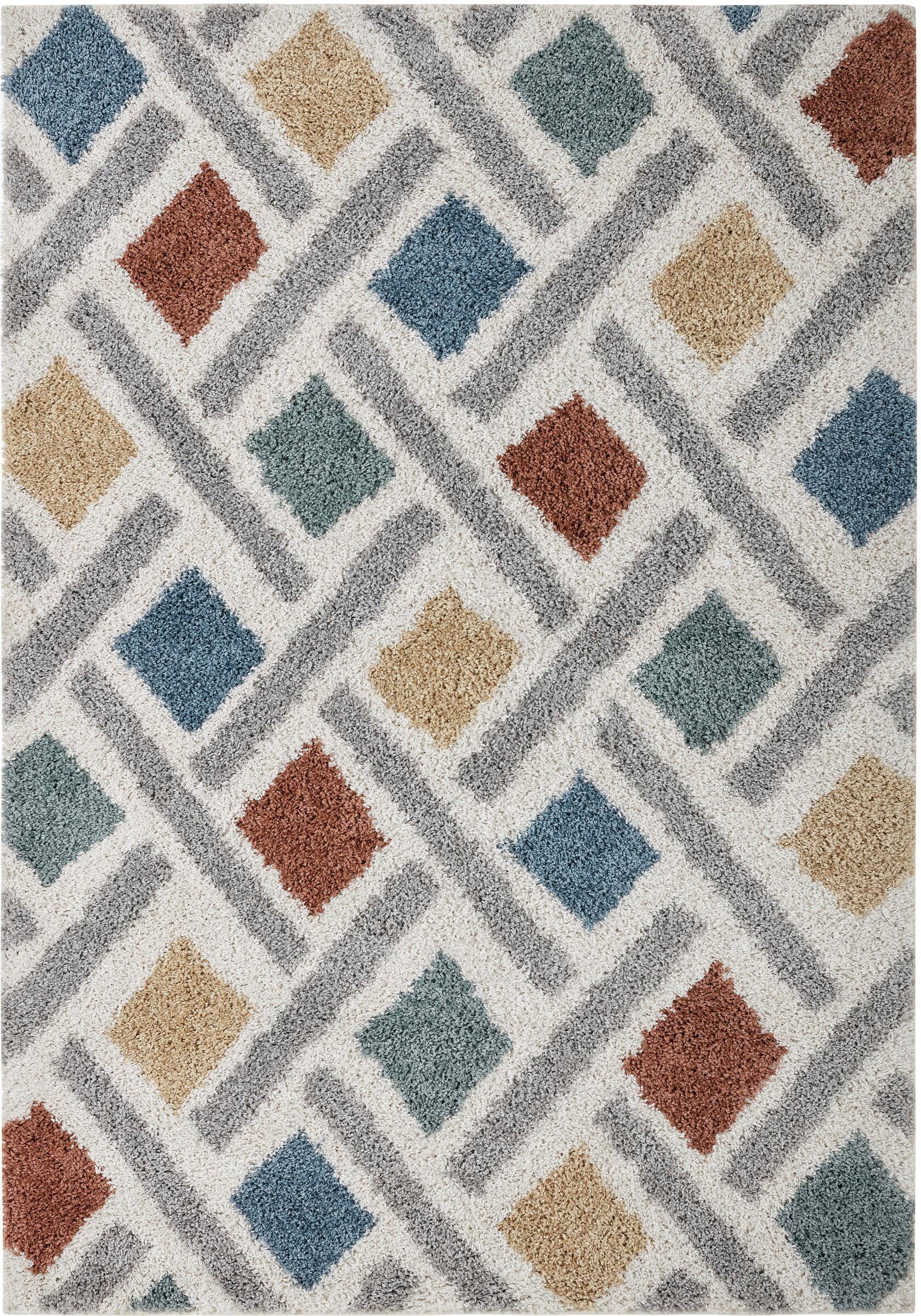 FLAIR RUGS Hochflor-Teppich SKETCH, rechteckig, Höhe: günstig online kaufen