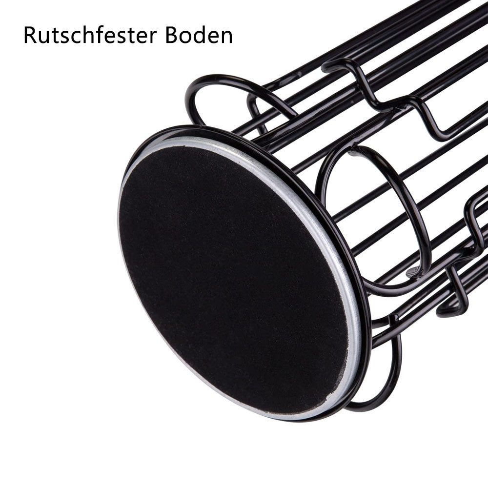 TUWENA Aufbewahrungssystem Kaffeekapselhalter Kompatibel für 32 Stück, Drehbar Kapselständer – Bild 3 von 5