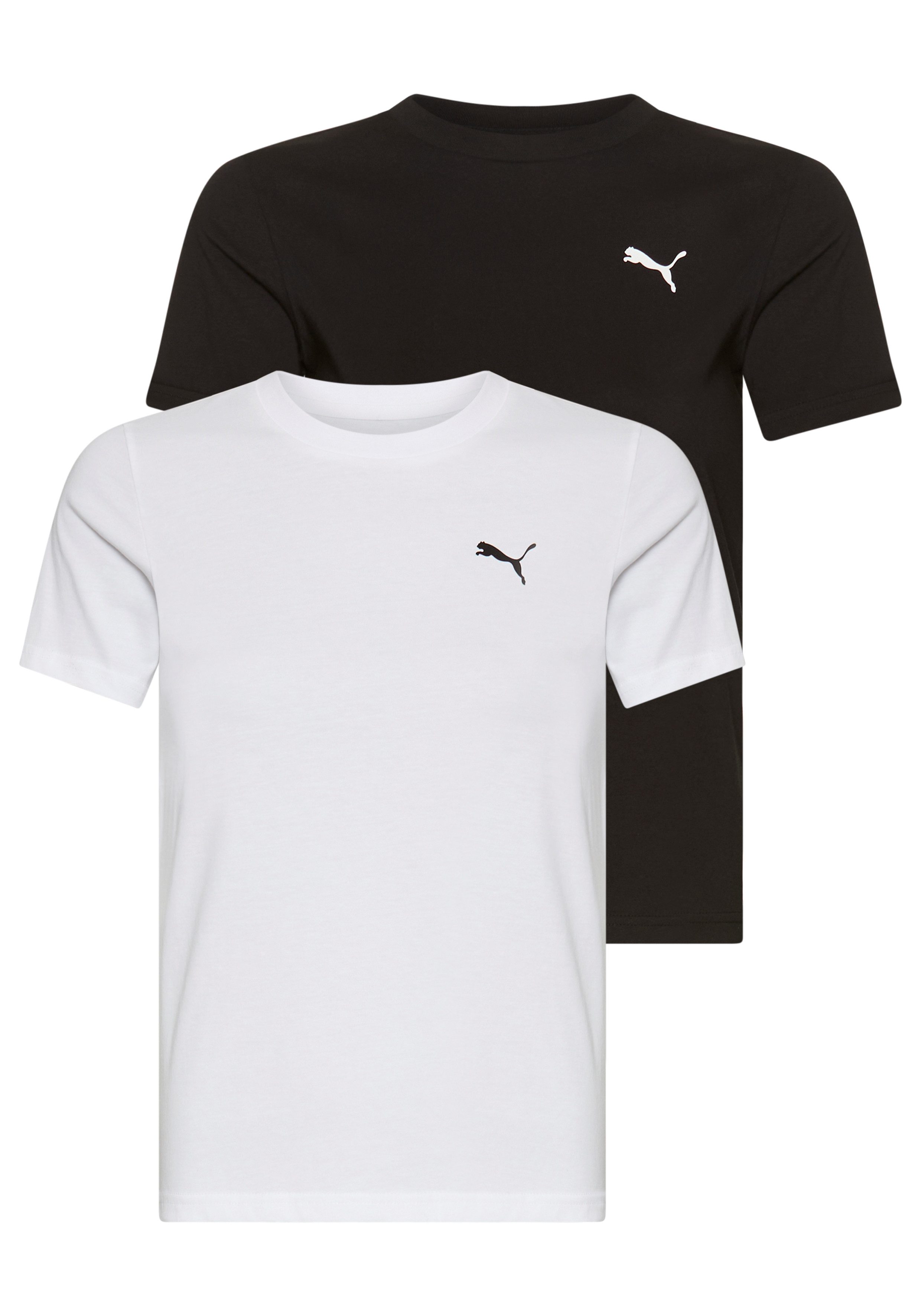 PUMA T-Shirt ESS LOGO TEE MULTIPACK günstig online kaufen