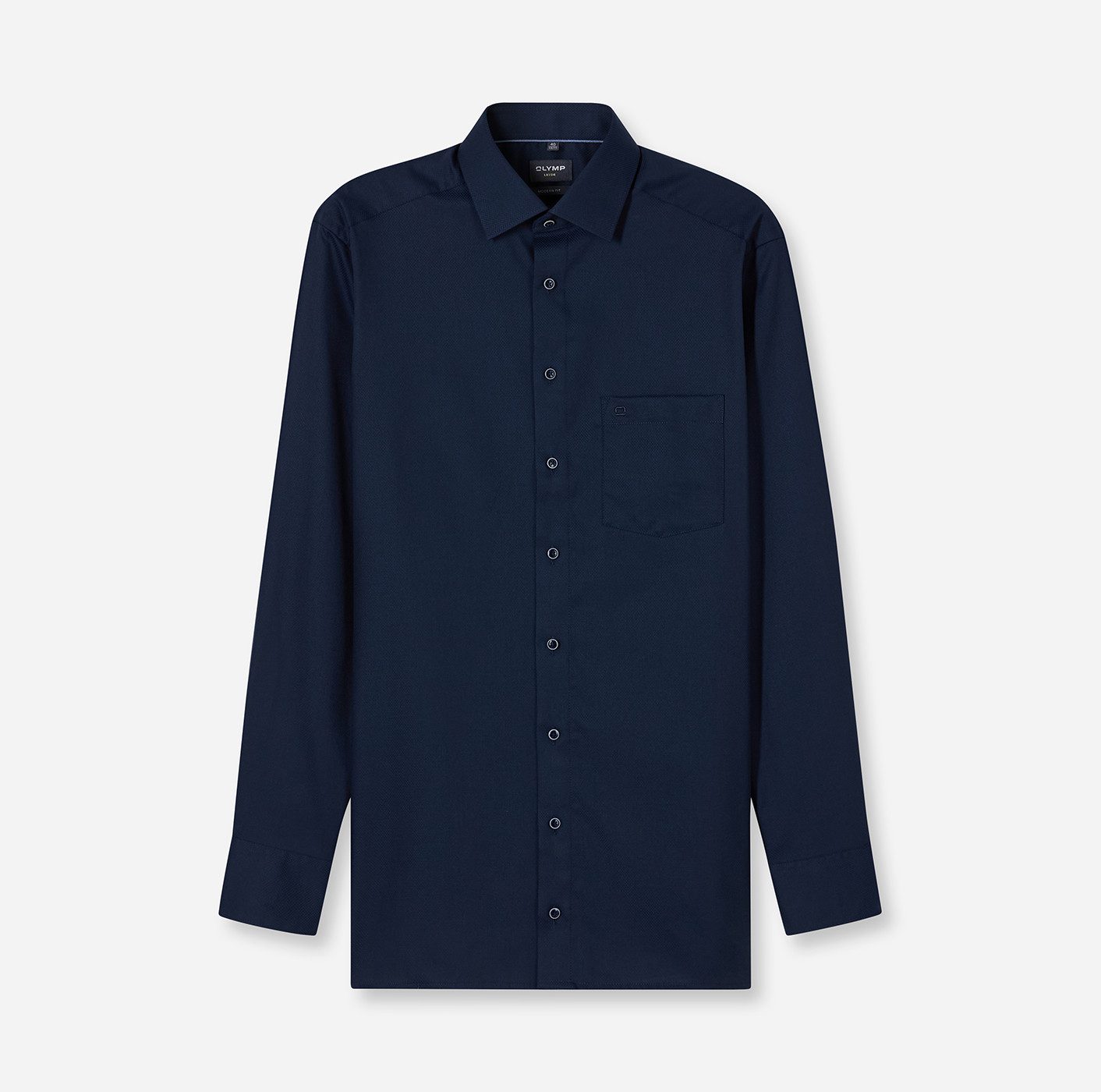 OLYMP Langarmhemd Luxor modern fit, New-Kentkragen, Businesshemd, verlänger günstig online kaufen