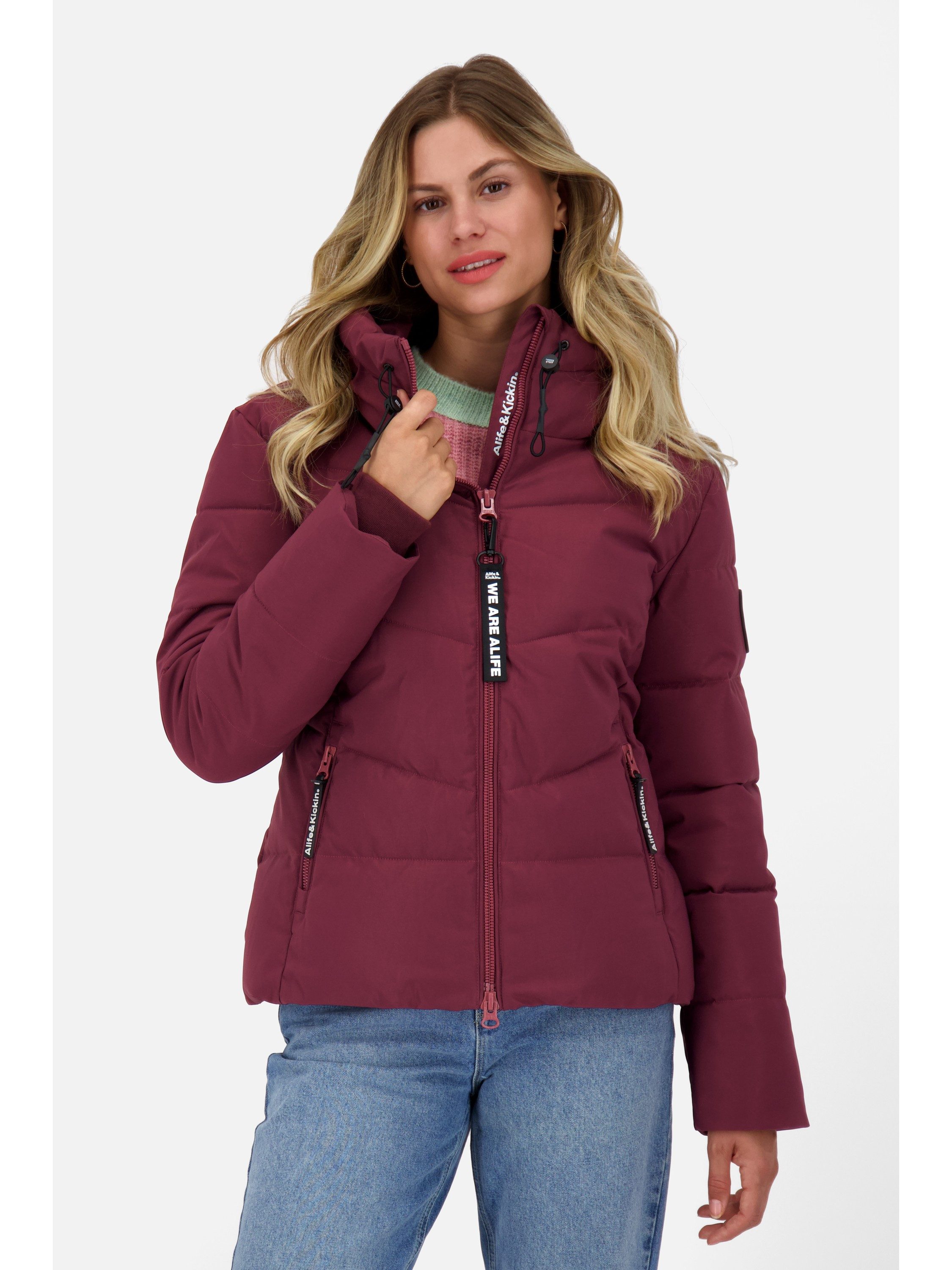 Alife & Kickin Winterjacke Michaela Steppjacke Pufferjacket mit Kapuze