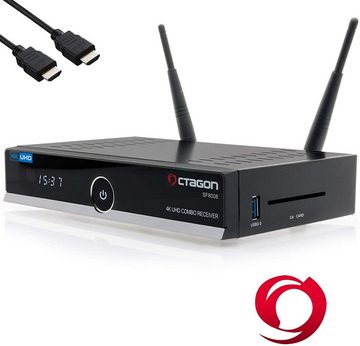 OCTAGON SF8008 4K UHD E2 DVB-S2X & DVB-C/T2 Linux Combo Receiver SAT-Receiver