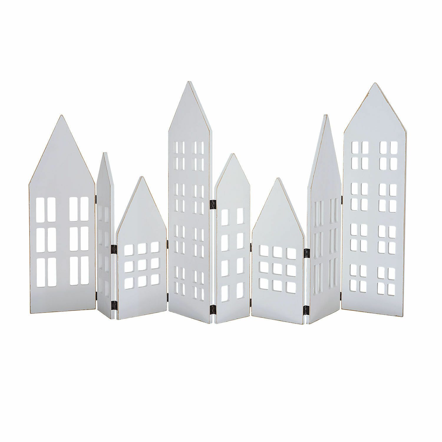 Mirabeau Weihnachtsfigur Deko-Shutter Cottages weiß günstig online kaufen