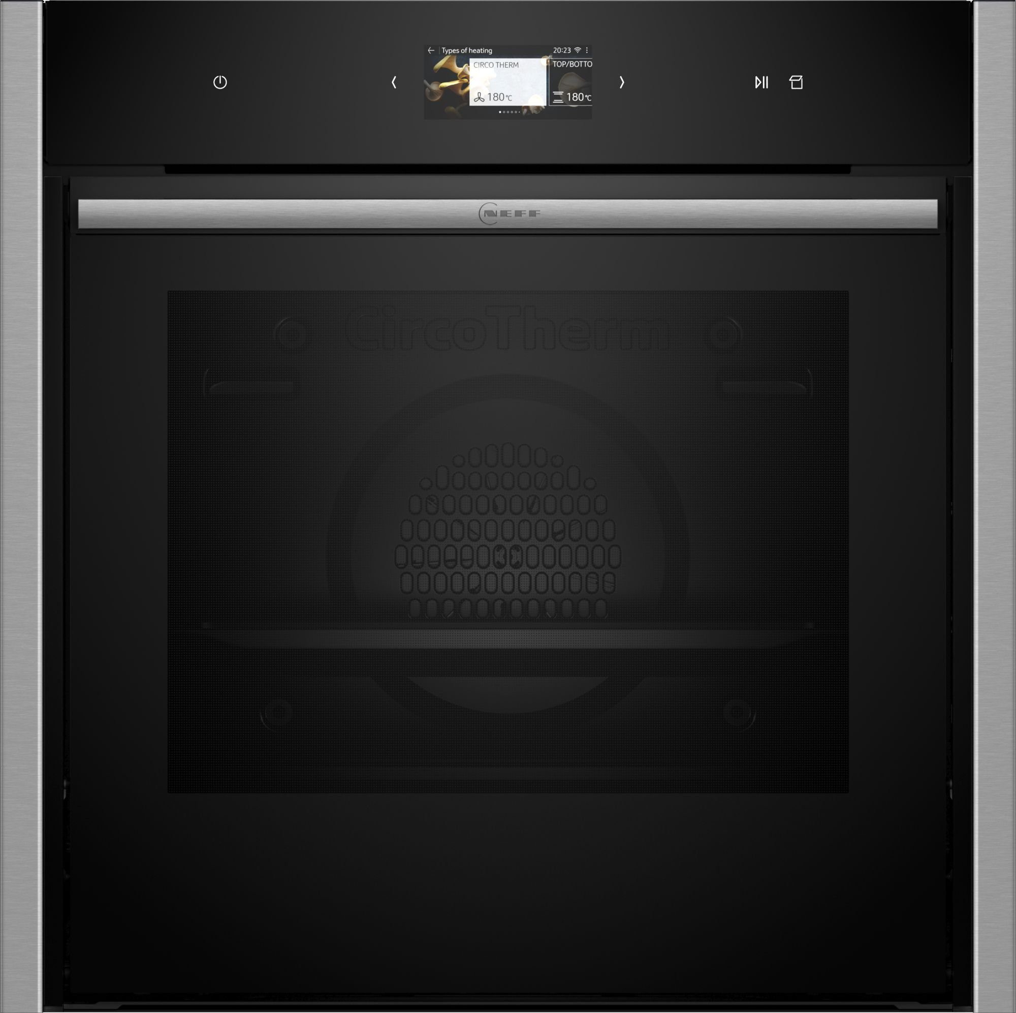 NEFF Einbaubackofen B64FS31N0 Einbau-Dampfbackofen Edelstahl, EEK: A+