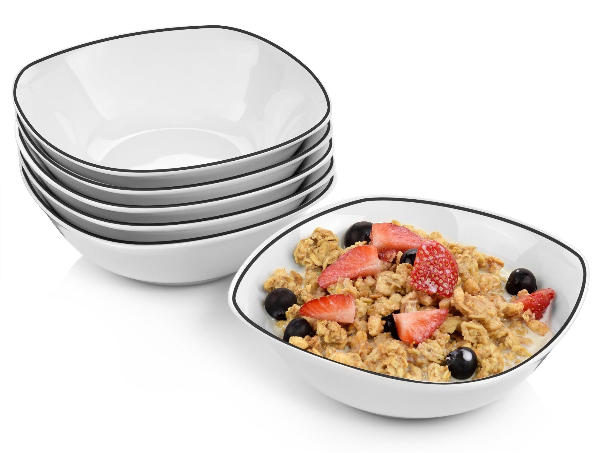 Müslischale Bilgola Black Rim Müslischalen Set