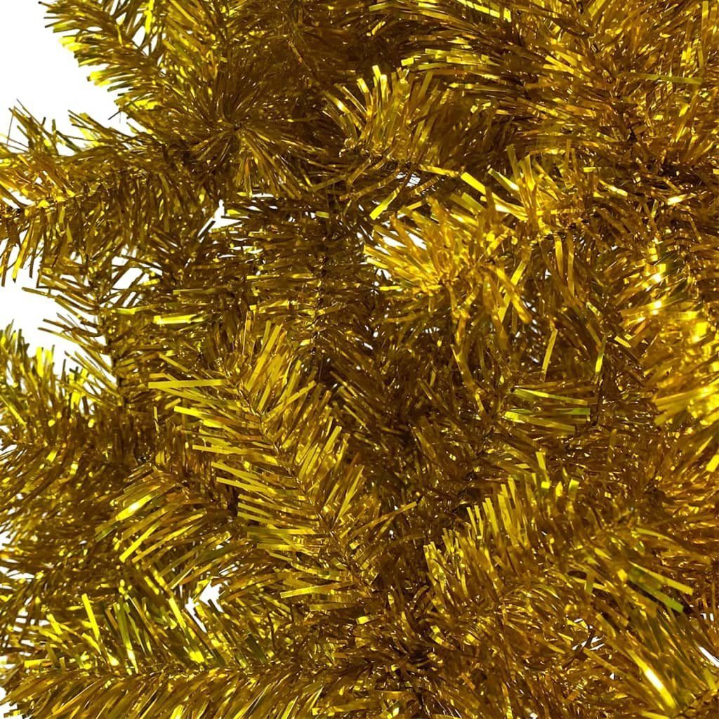 vidaXL Künstlicher Weihnachtsbaum Weihnachtsbaum cm Golden 180 Schlanker