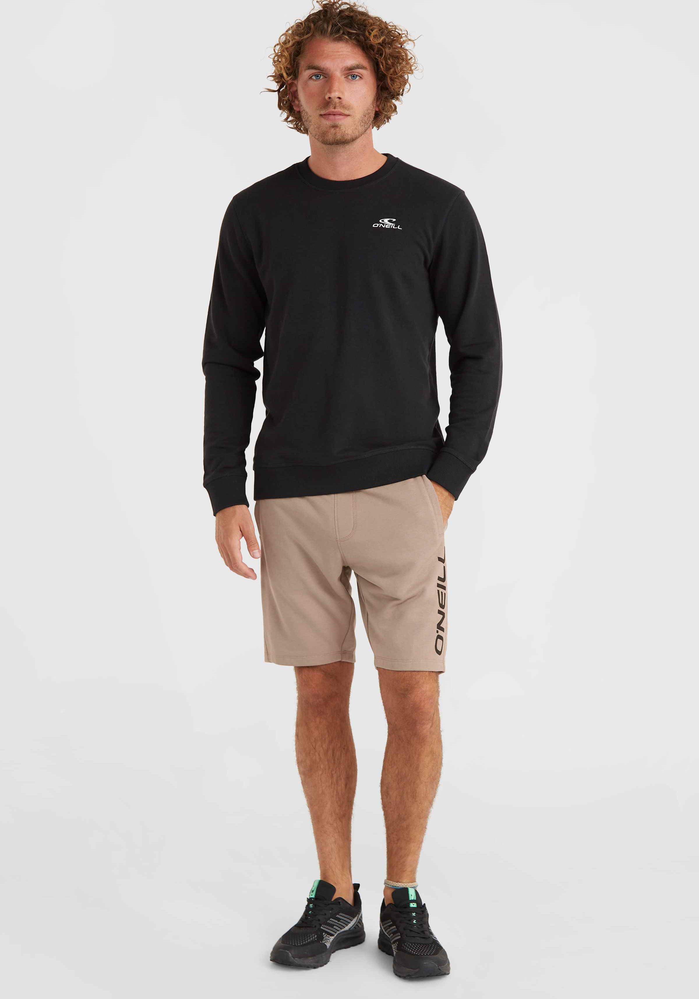 O'Neill Sweatshirt Small Logo Crew Sweatshirt halb gebürstetes Baumwollmischgewebe, atmungsaktives Material