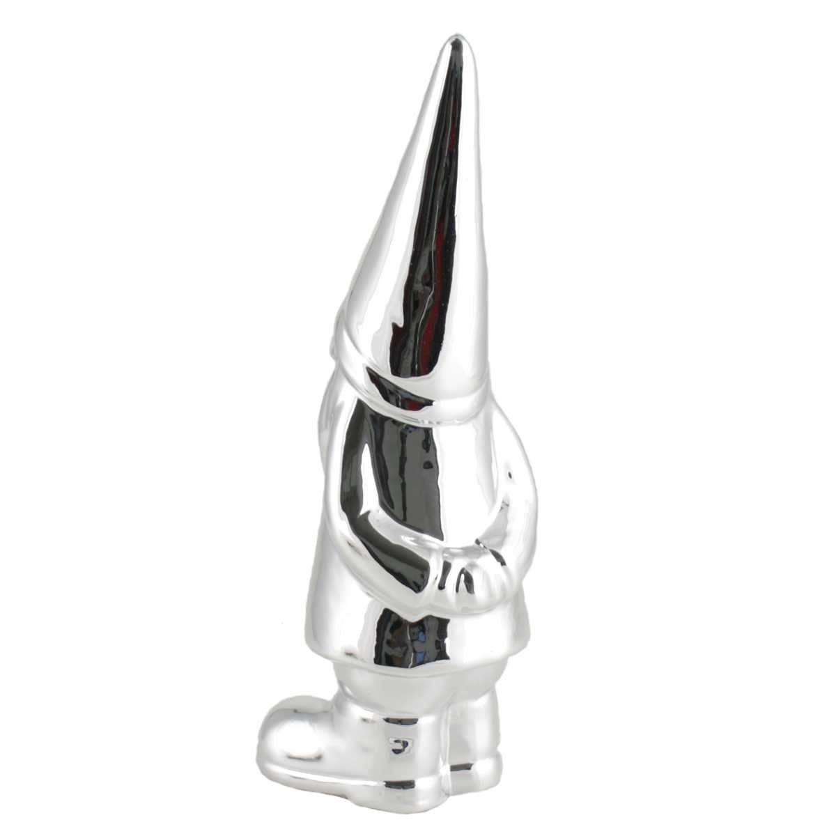 440s Dekoobjekt 440s Keramik Santa ARGENT silberfarben H ca. 30 cm (Stück)