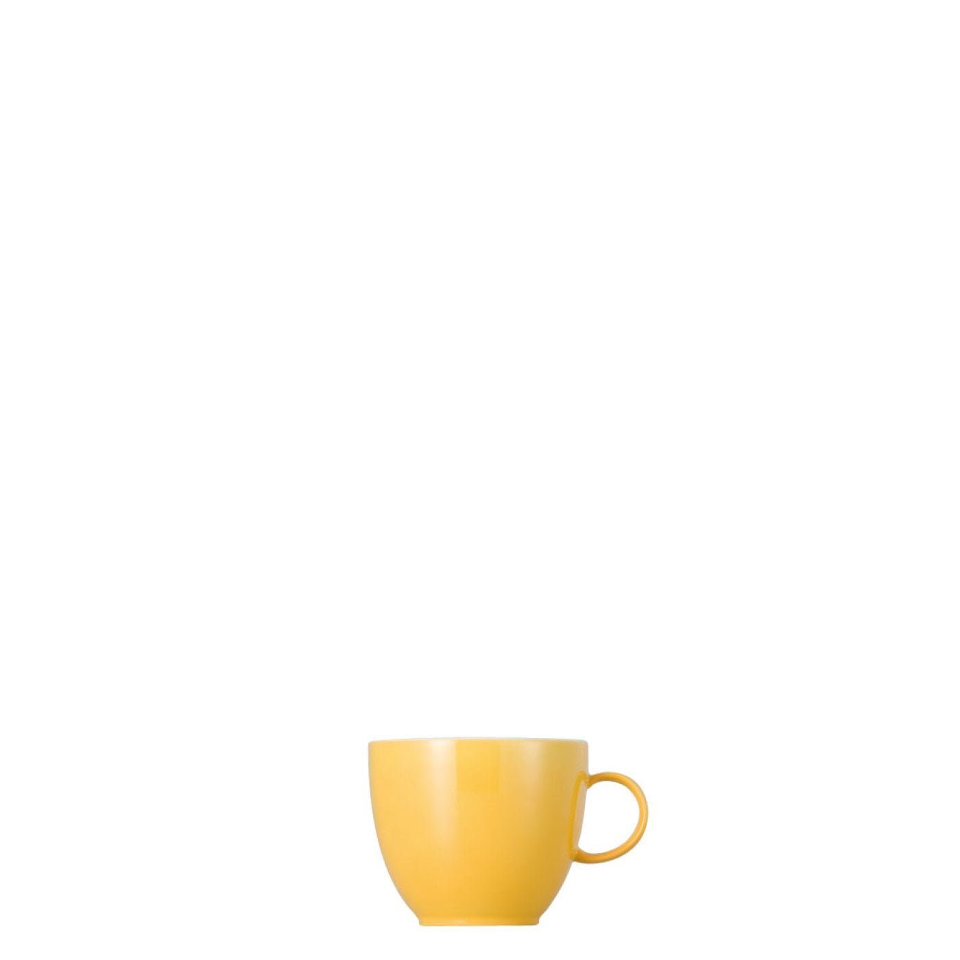 Thomas Porzellan Tasse Sunny Day Yellow Kaffee-Obertasse, Porzellan