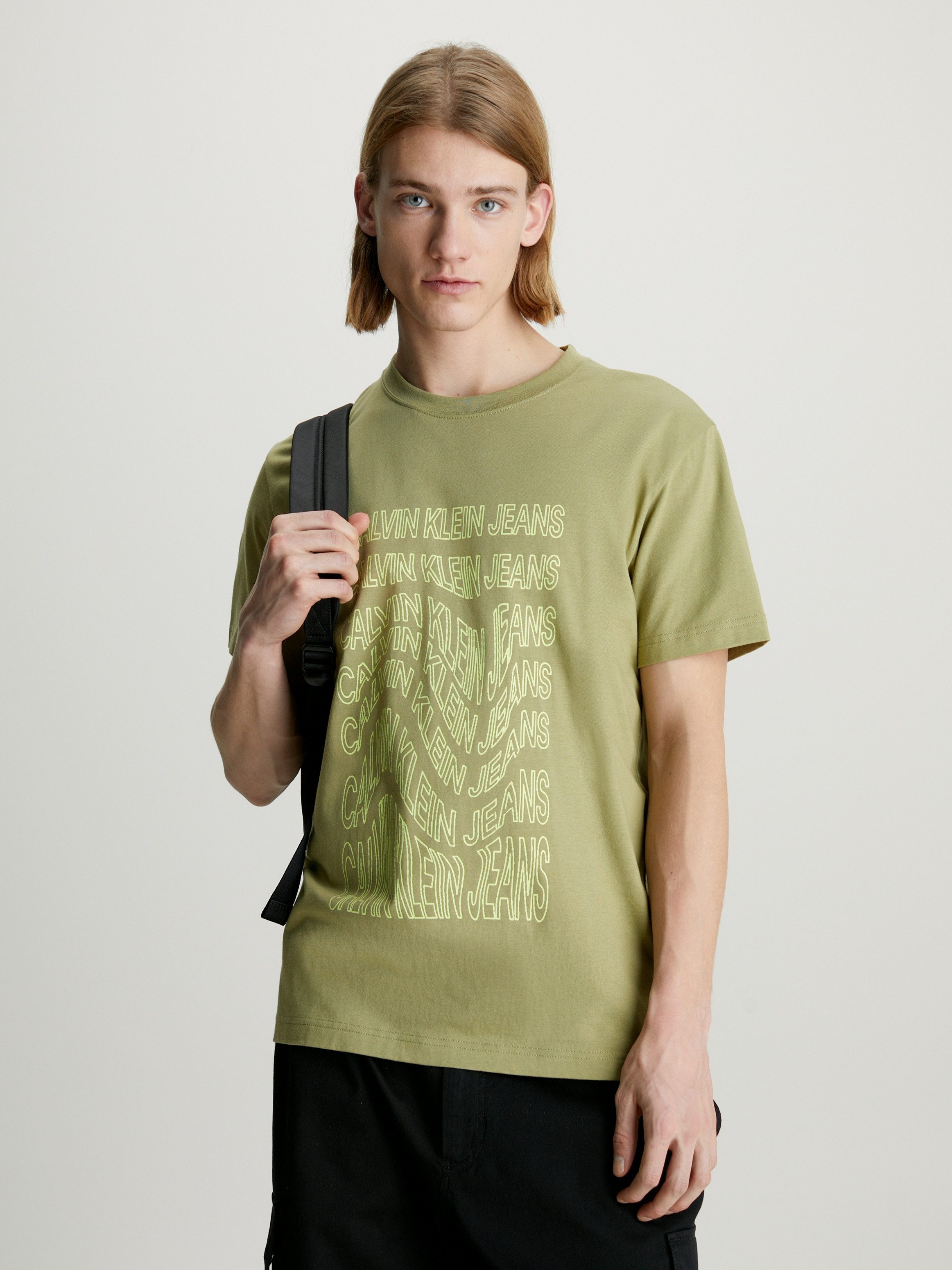 Calvin Klein Jeans T-Shirt INSTITUTIONAL WARP günstig online kaufen