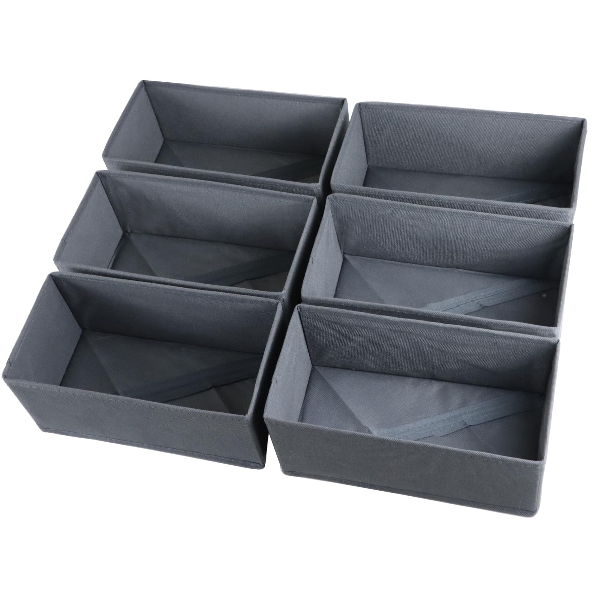 FOUORTUNATE-BEE Organizer 6 Stück Kleiderschrank Organizer Schubladen Ordnungssystem (Faltbare Aufbewahrungsbox Schublade Schrank Organizer Unterwäsche Socken Organizer, 6 St)