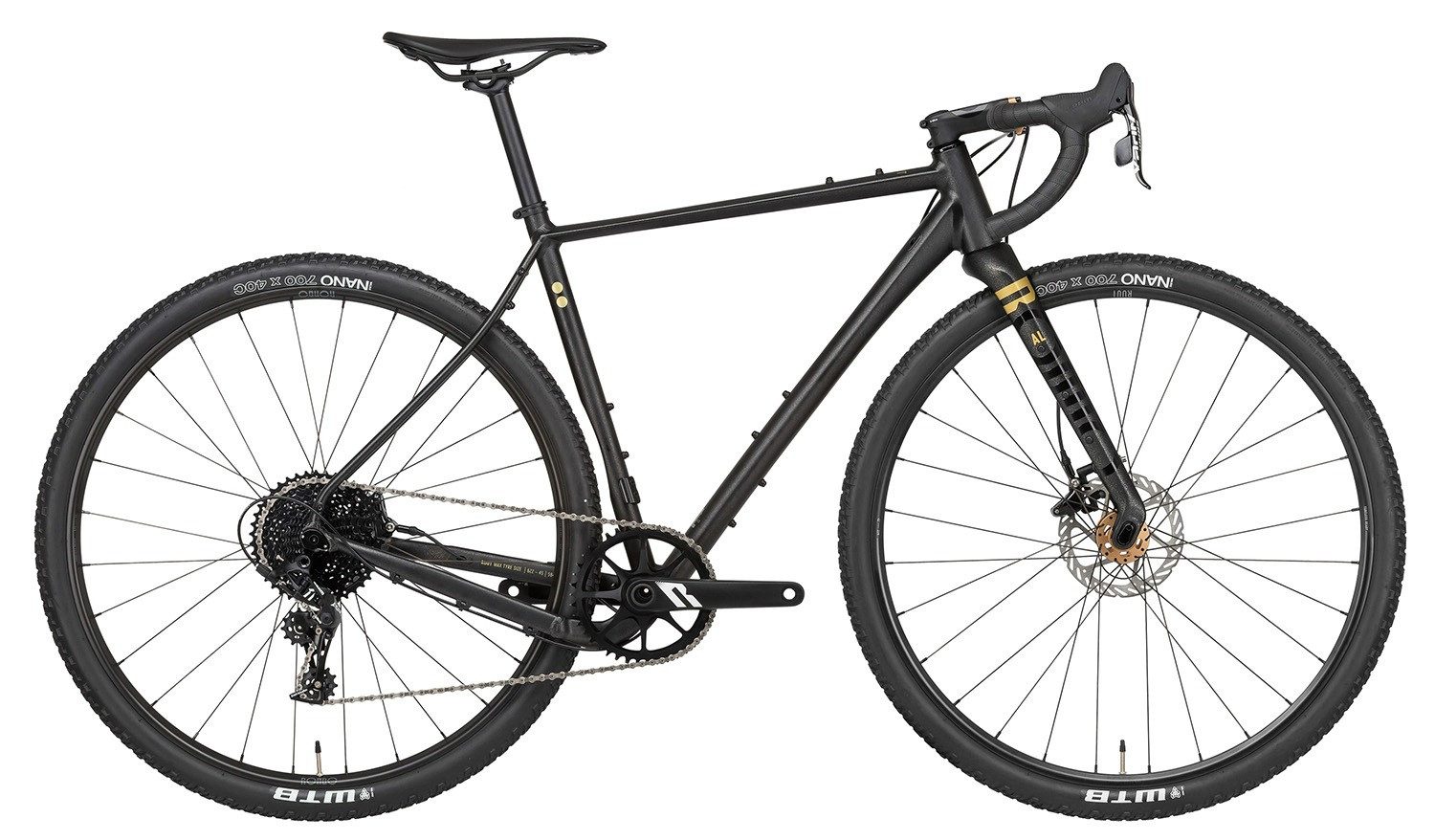 RONDO Gravelbike Gravelbike Ruut AL 2 HYDRO Gravel Plus Bike Black/Black 28" Diamant, SRAM SRAM Apex 1 Schaltwerk