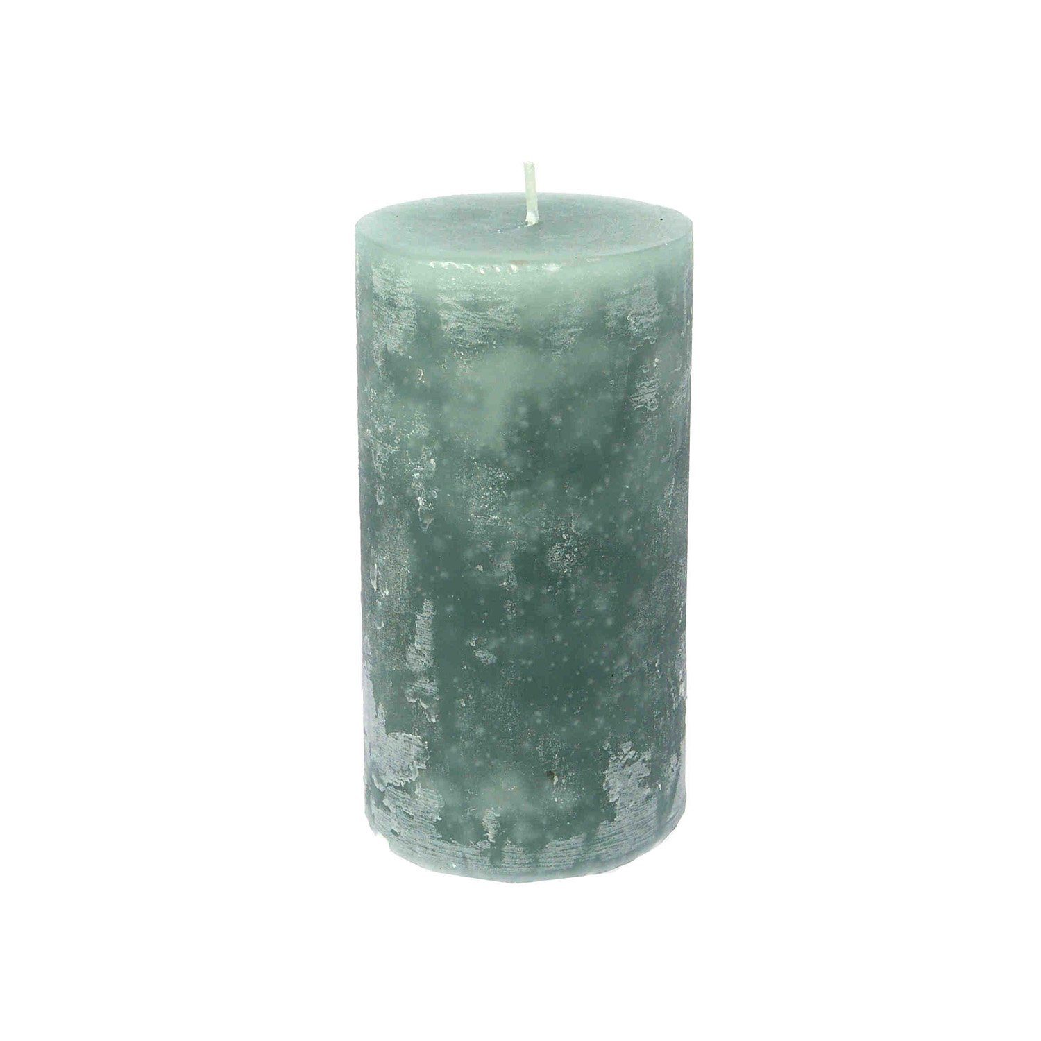 Stumpenkerze Kerze durchgefärbt leinen 10 x Ø 6 cm