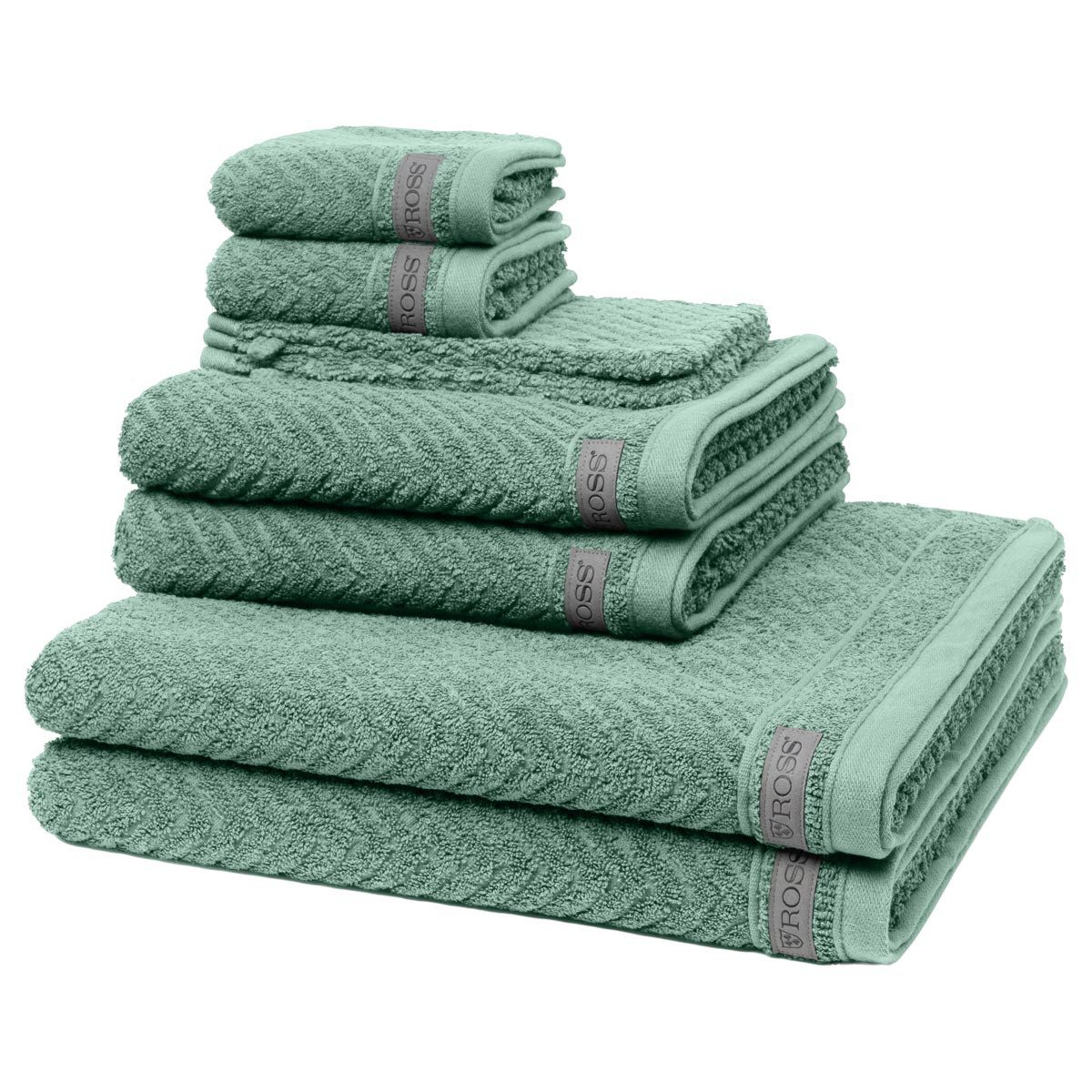 ROSS Handtuch Set Smart, Frottee (Spar-Set, 8-St), 2 X Wasch- 2 X Gäste- 2 günstig online kaufen