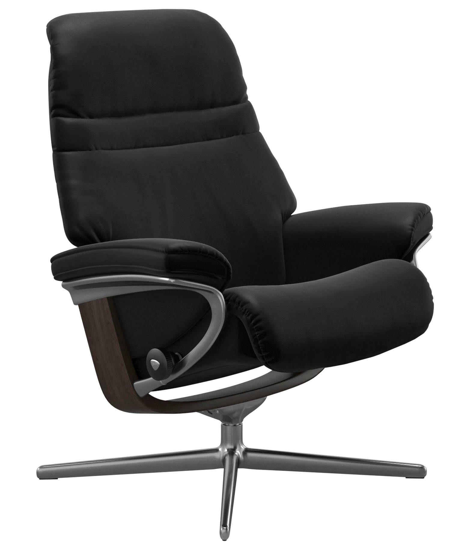 Stressless® Relaxsessel Sunrise, mit Cross Base, Größe S, M & L, Holzakzent Wenge
