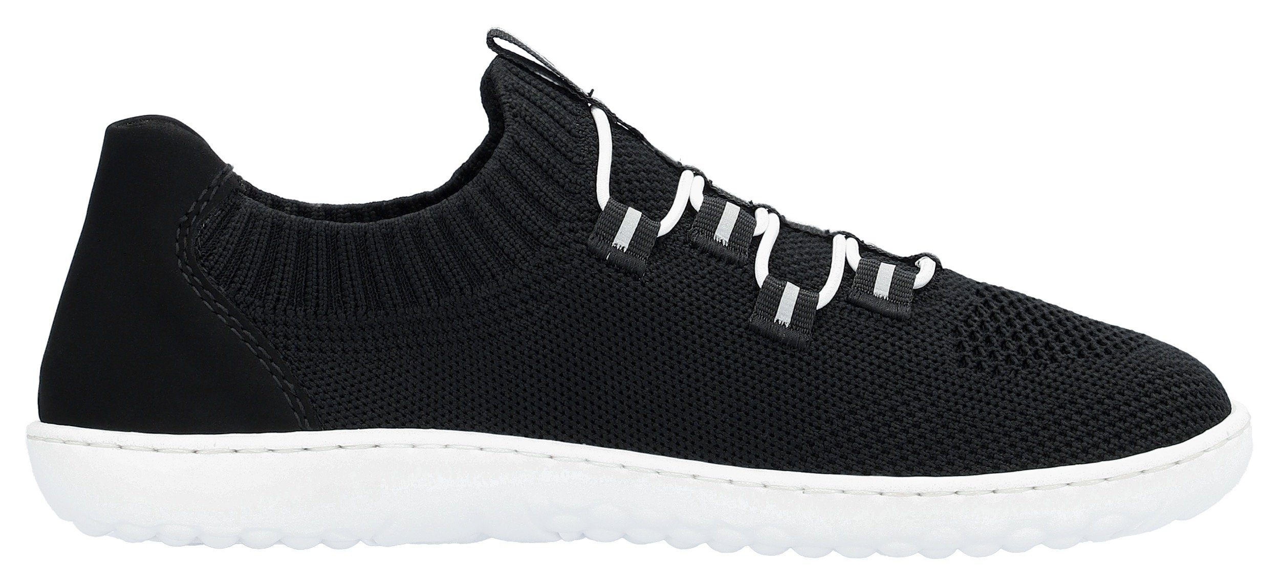 Rieker Barfußschuh Slip-On Sneaker, Slipper, Freizeitschuh, Halbschuh mit elastischem Strickschaft