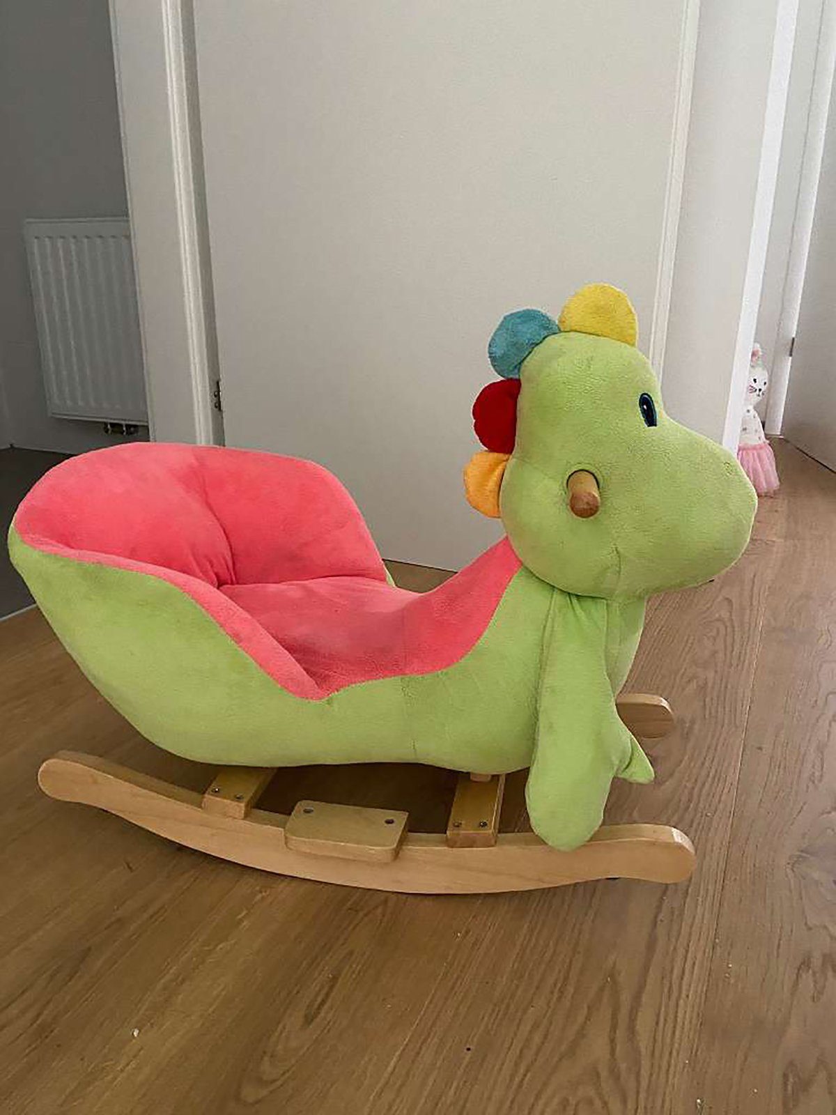 Lustig Babyspielzeug Stuhl DOTMALL Schaukelpferd Schaukeltier Dinosaurier Kinderstuhl