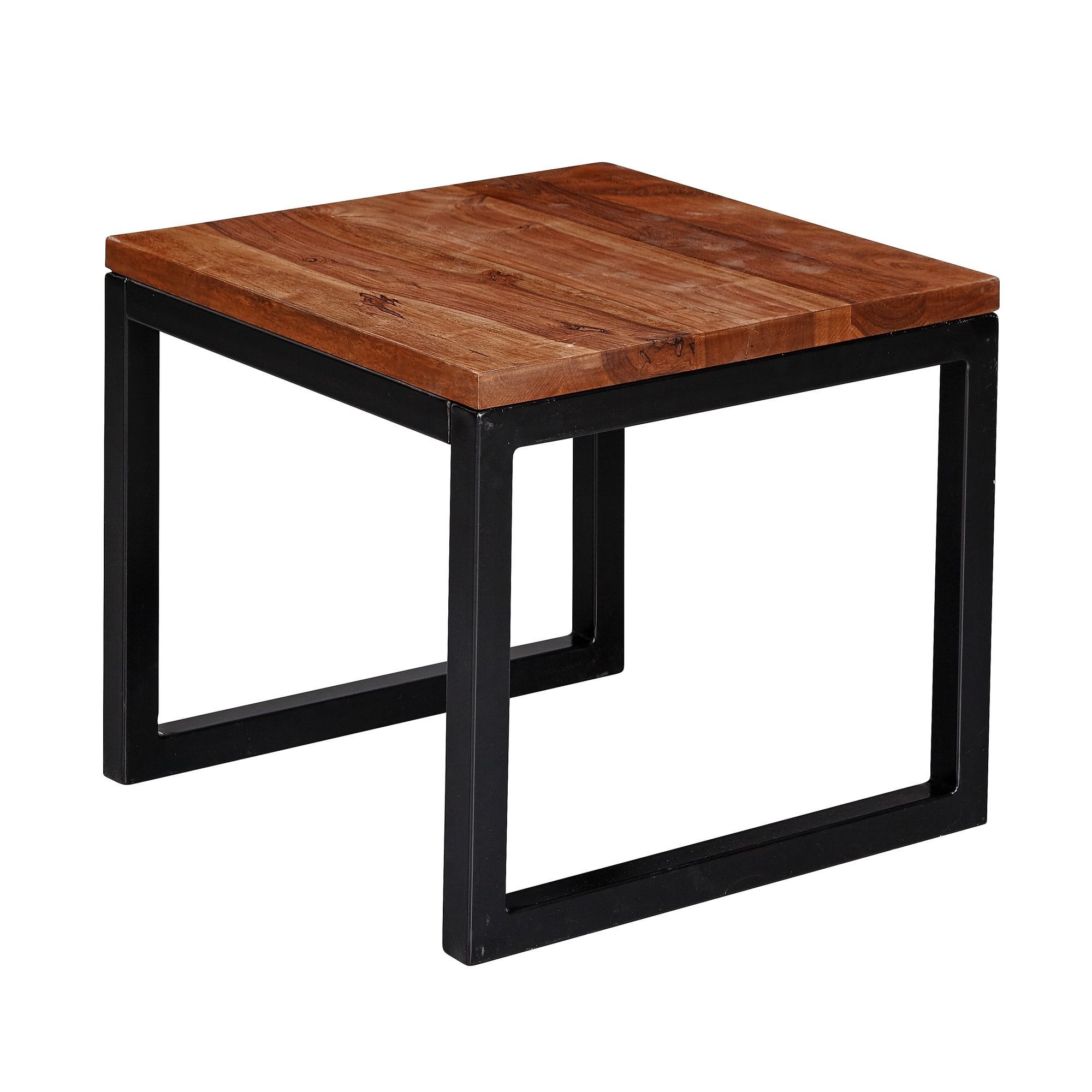 FINEBUY Beistelltisch FB58445 (45x40x45 cm Massivholz günstig online kaufen