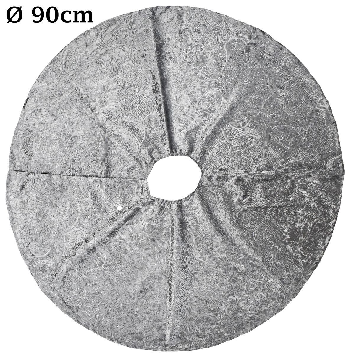 JACK Weihnachtsbaumdecke Kuschlige Christbaumdecke Rund Ø 90cm Weihnachtsba günstig online kaufen