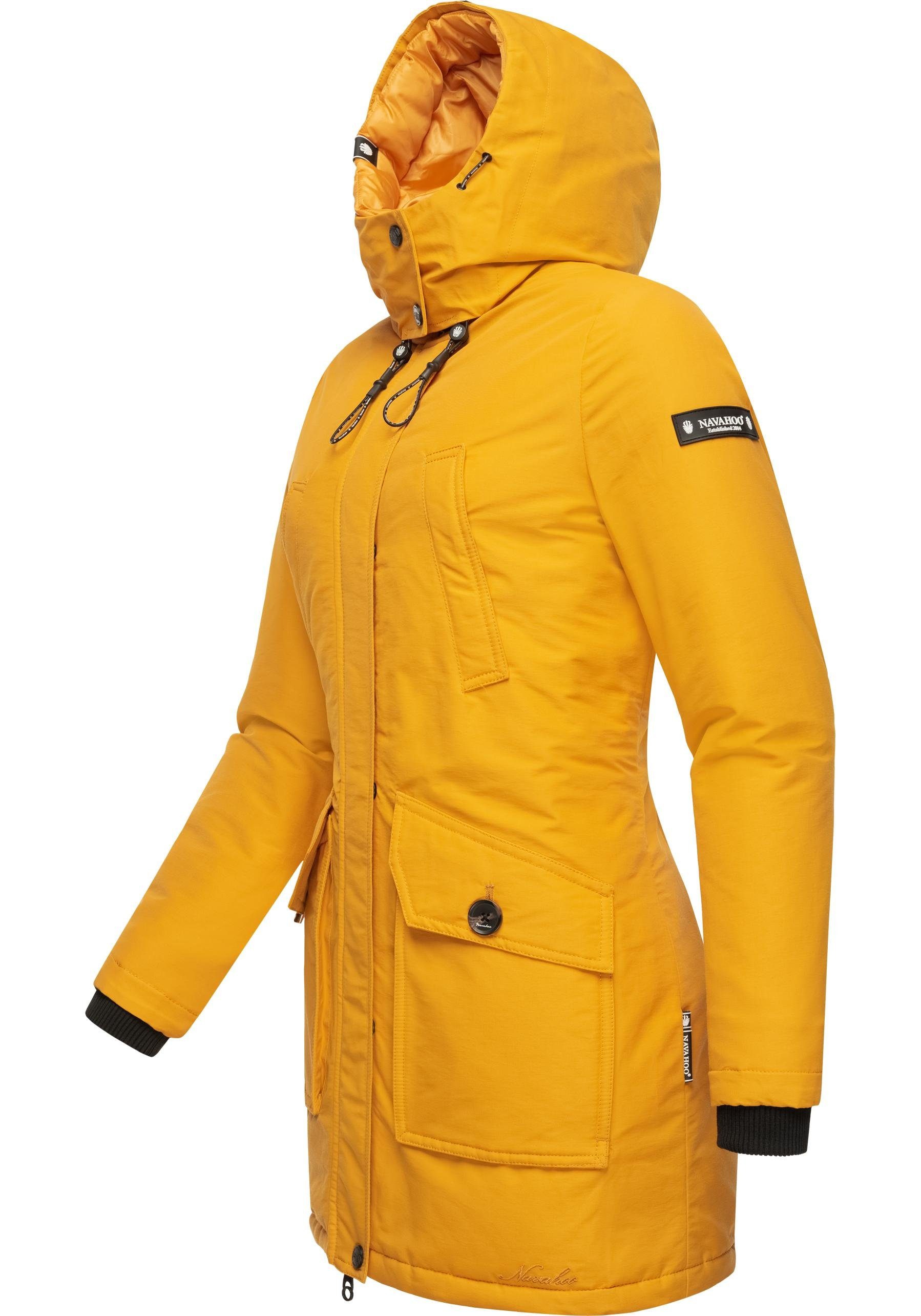 Navahoo Winterjacke Blizzardstorm Warm gefütterter Wintermantel mit Kapuze