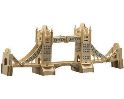 Pebaro Holzbaukasten »London Tower Bridge 3D Holz Kinder Bausatz«