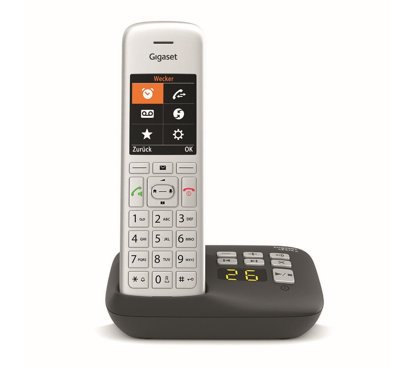 Großwahltasten, Festnetztelefon CE 1, Freisprechen, 575A Gigaset Anrufersperre) (Mobilteile: