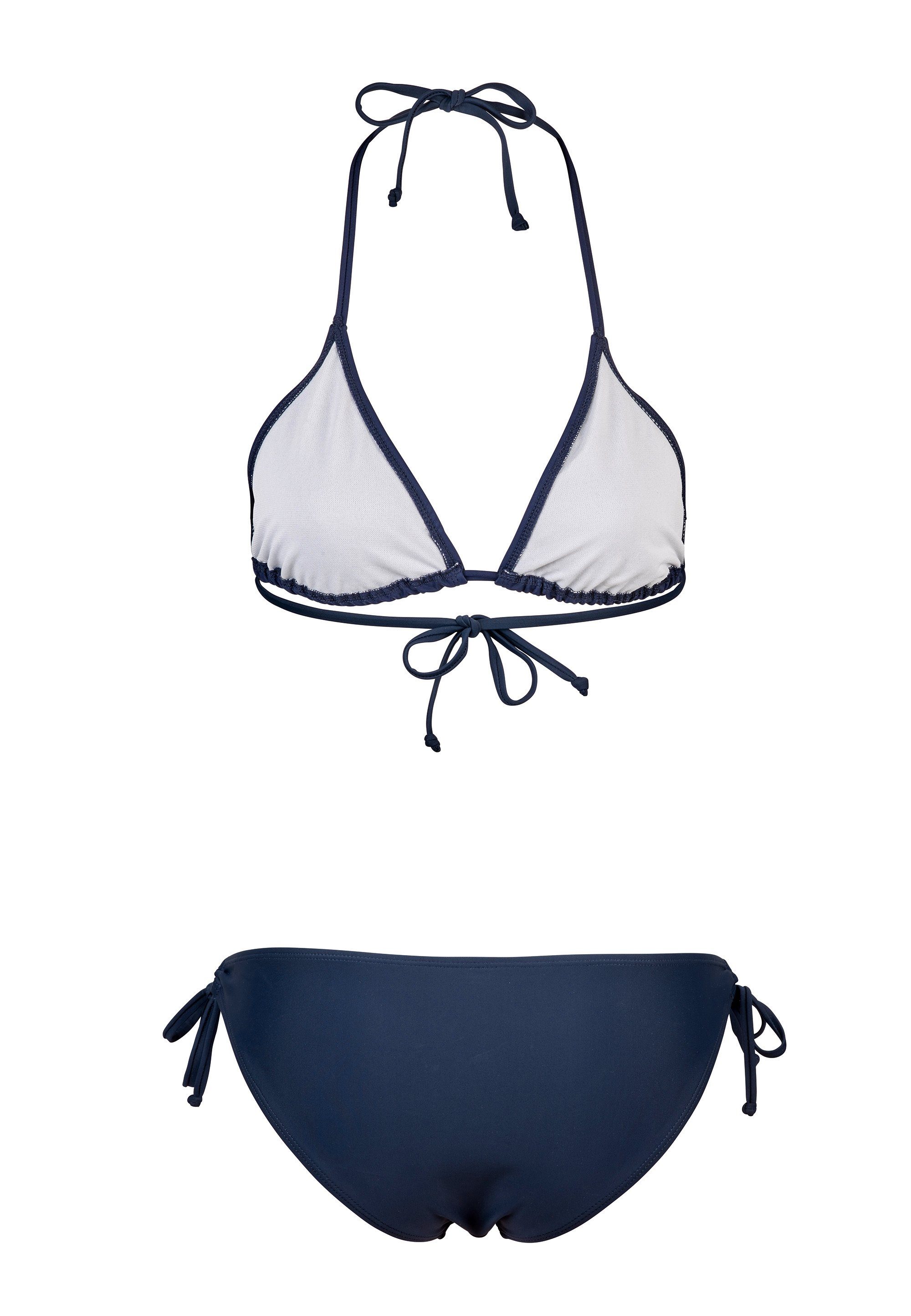 Beco Beermann Triangel-Bikini-Top BECO-Basic Side Tie Triangle Bikini (2-St), in modischen Farben
