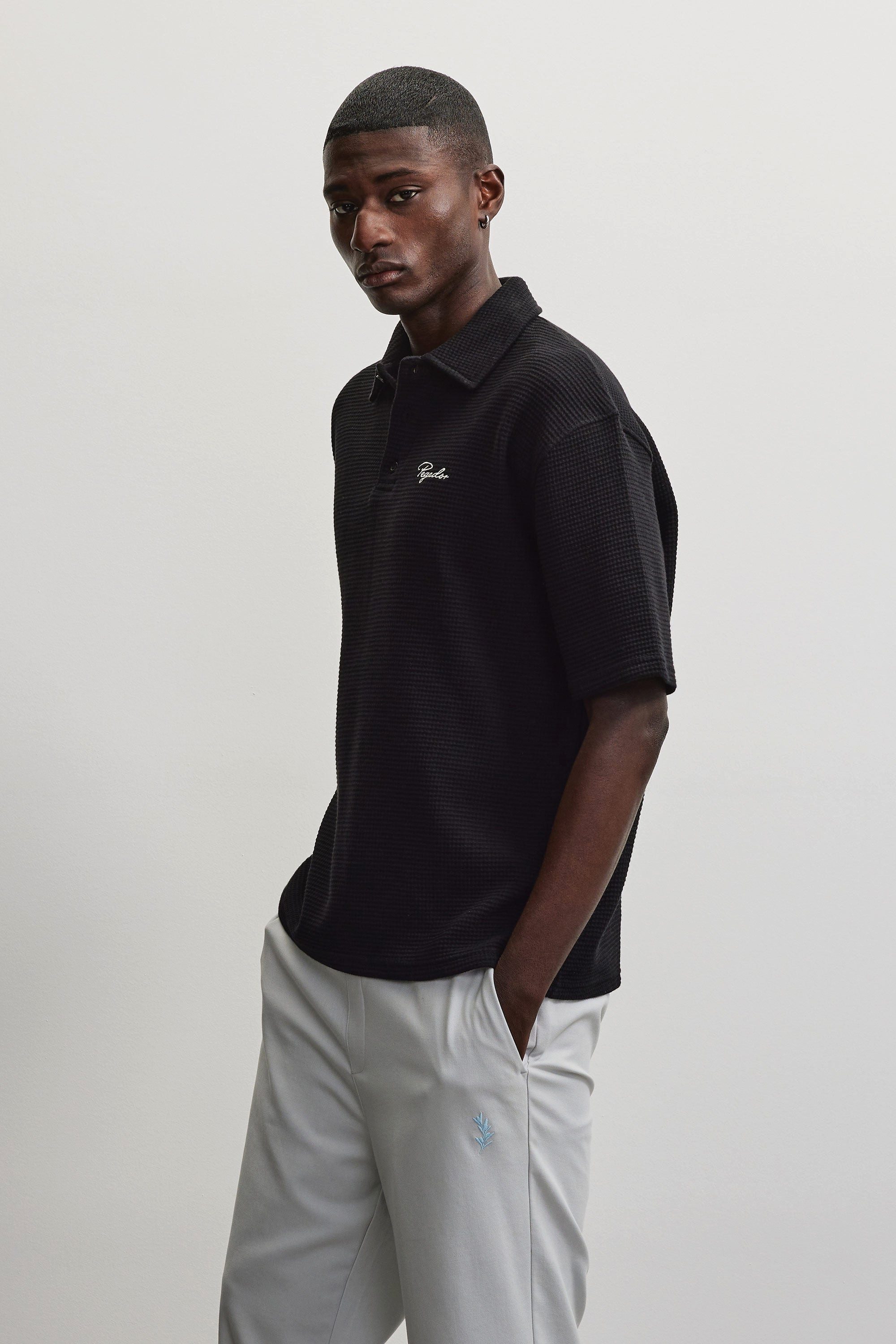 PEGADOR Poloshirt SIGNAR WAFFLE POLO SHIRT