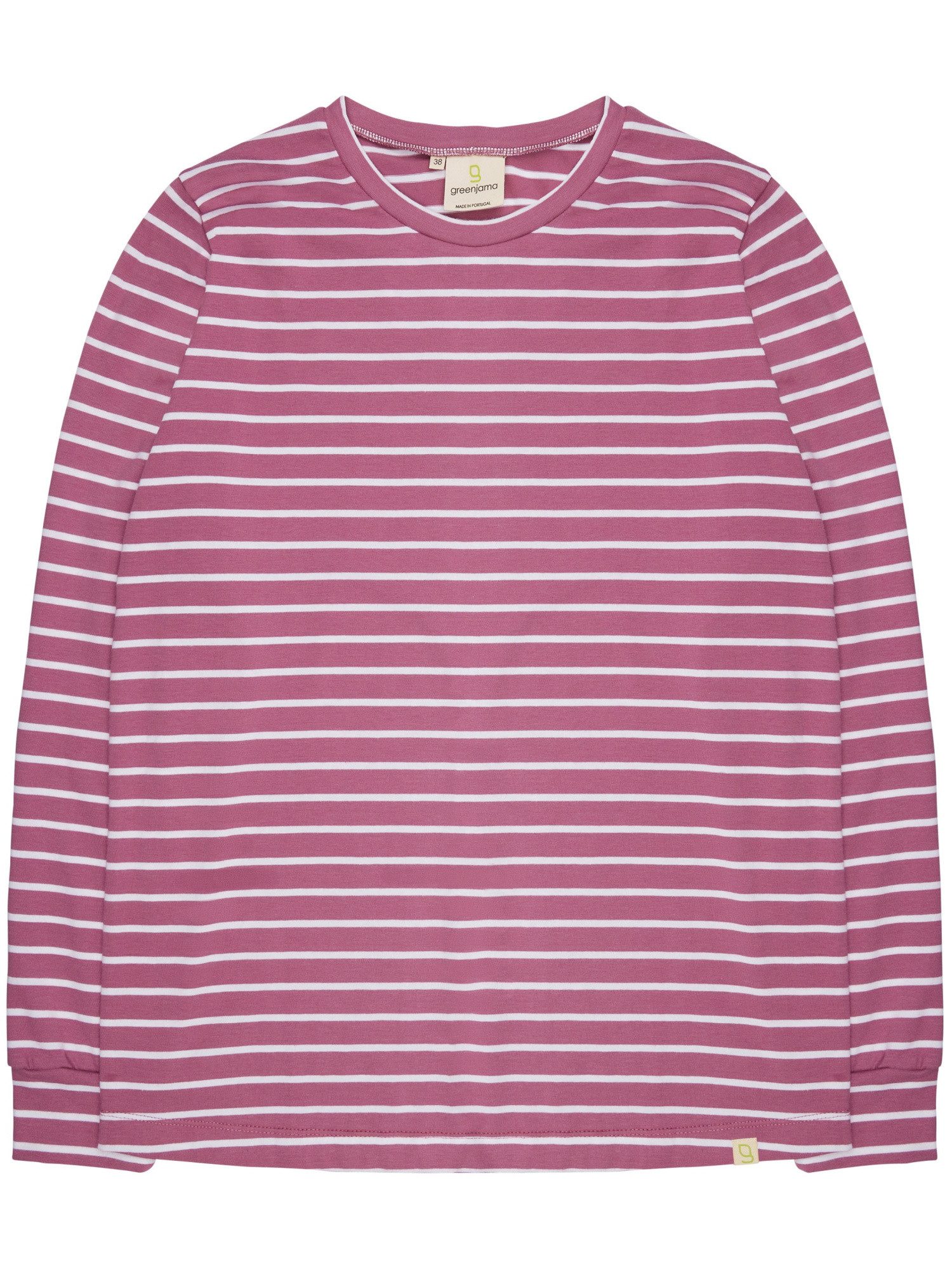 Pyjamaoberteil mit Streifen