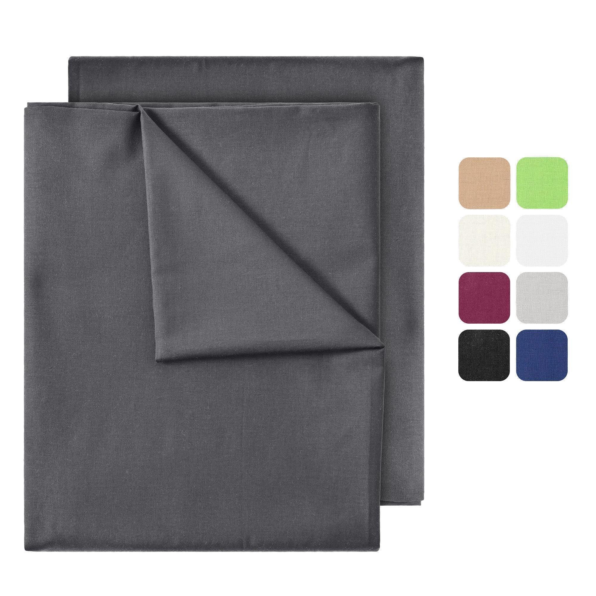 NatureMark Bettlaken 2er-Set klassisches Betttuch Haustuch, 100% Baumwolle, günstig online kaufen