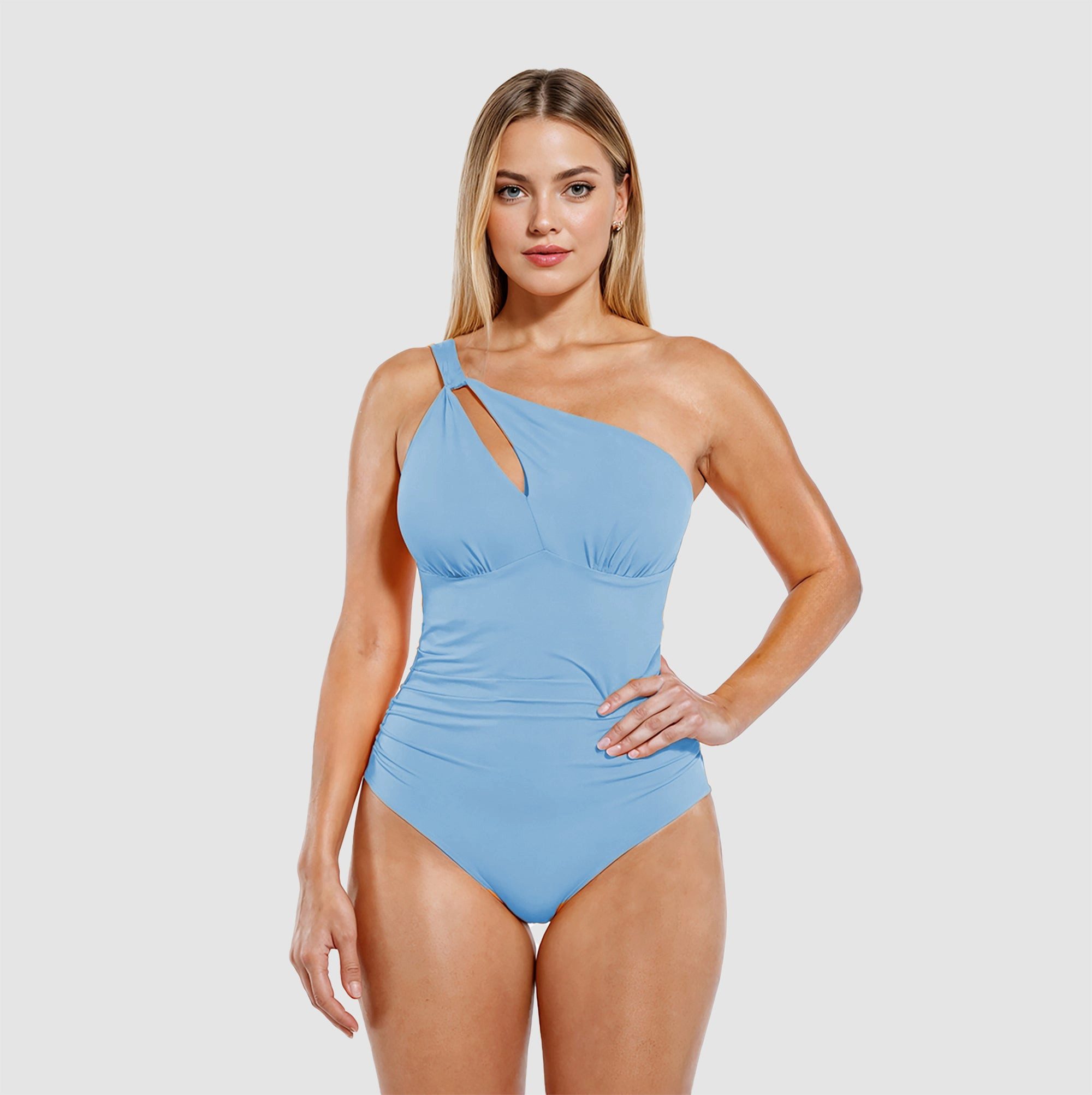 Creamy Fabrics Badeanzug Cut out Shaping - Badeanzug-Sky Blue-L günstig online kaufen