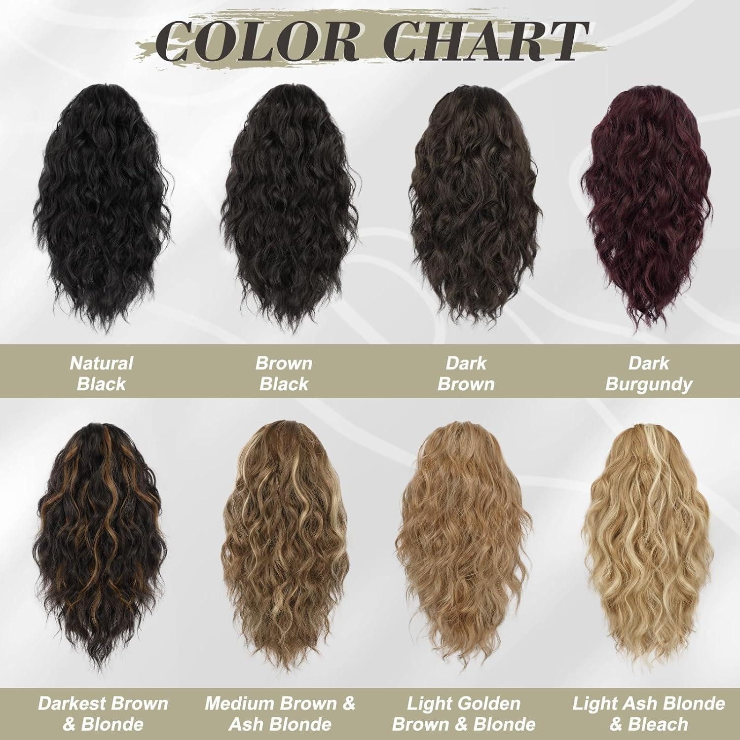 LuxusKollektion Kunsthaar-Extension Kurze Pferdeschwanz Verlängerung Schwarz Synthetik Haarclip 30CM