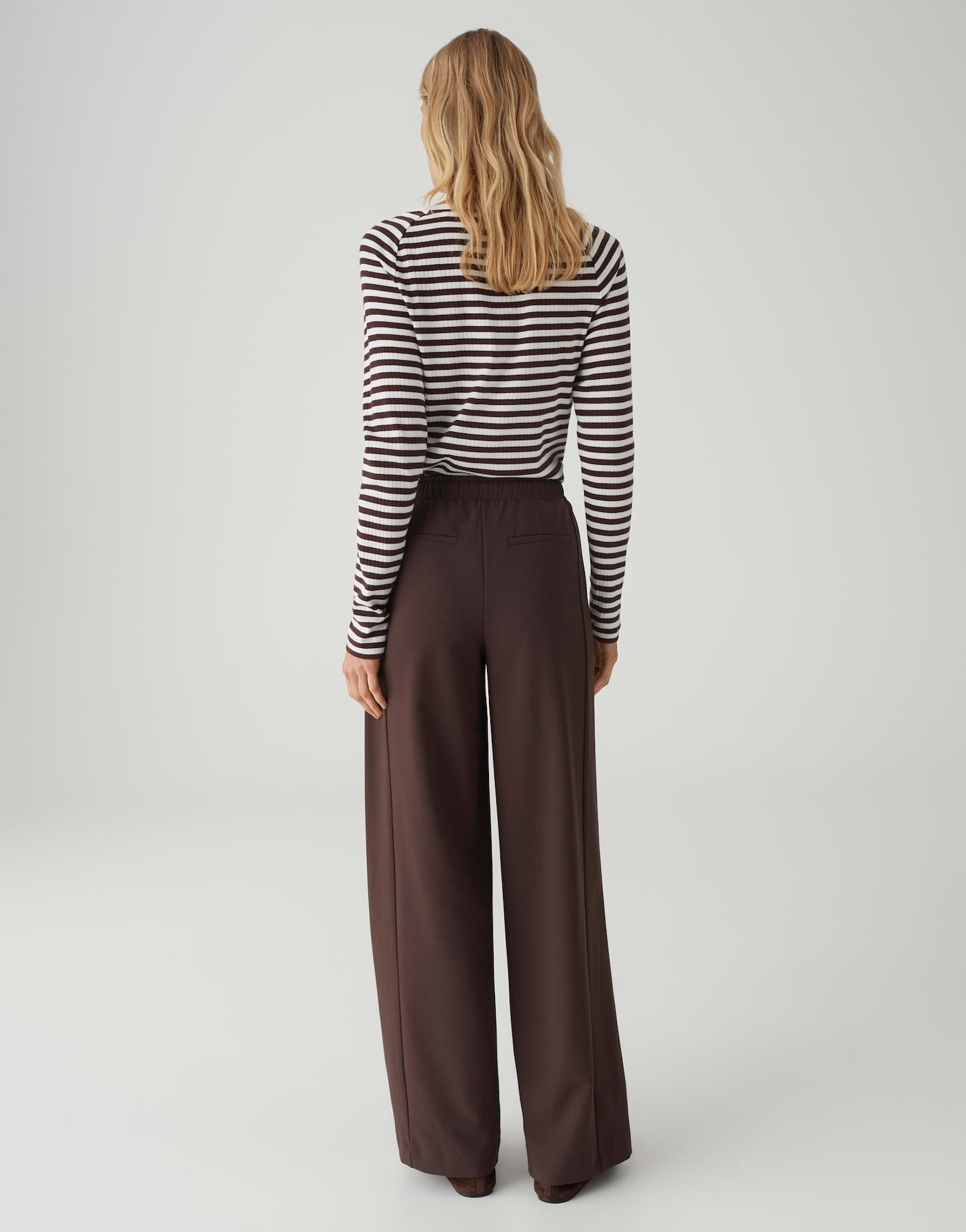 OPUS Schlupfhose MELANE mit Komfortbund Weiter gerader Beinverlauf, Eingrifftaschen, elastischer Gummibund