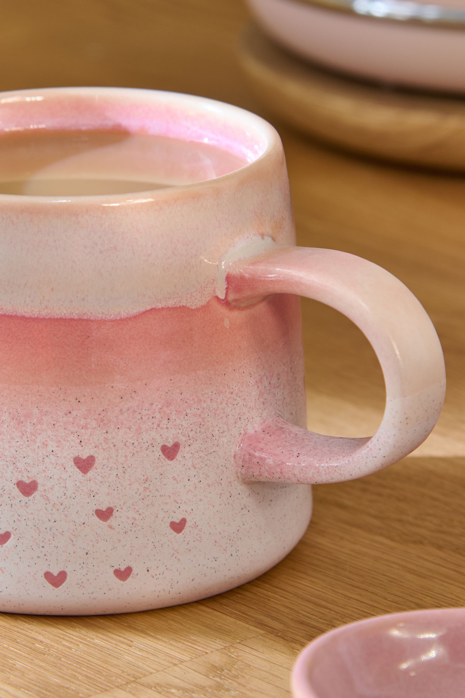 Next Becher Herz-Tasse mit reaktiver Glasur, 1-tlg., Steingut