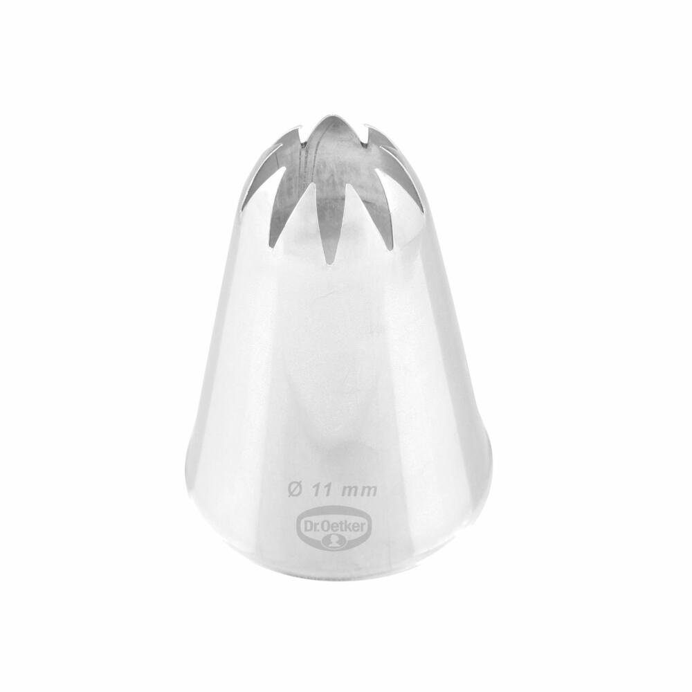 Dr. Oetker Трубопроводные насадки Sterntülle Geschlossen 11 mm, Edelstahl