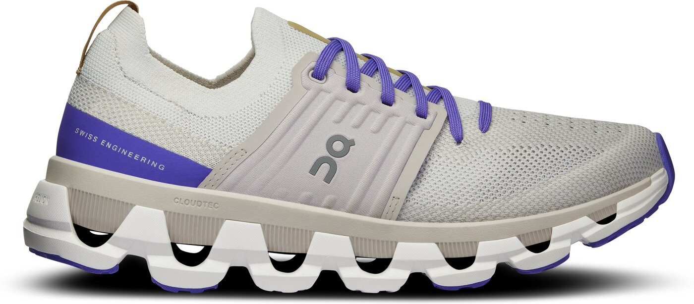 ON RUNNING Cloudswift 3 WHITE / BLUEBERRY Trailrunningschuh