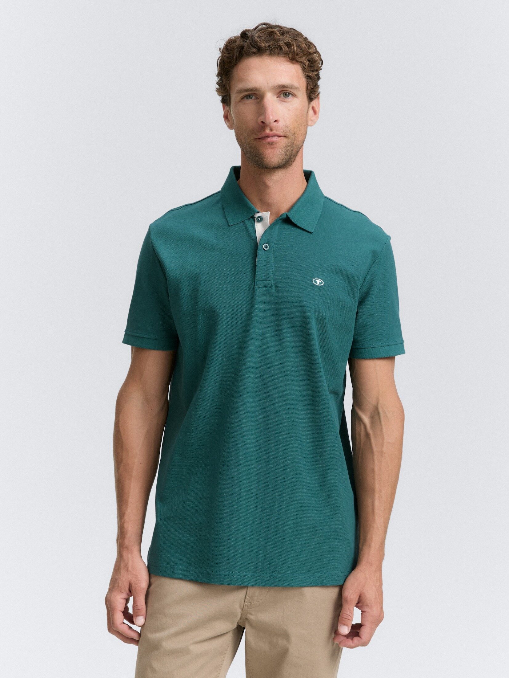TOM TAILOR Poloshirt Piqué Poloshirt aus günstig online kaufen