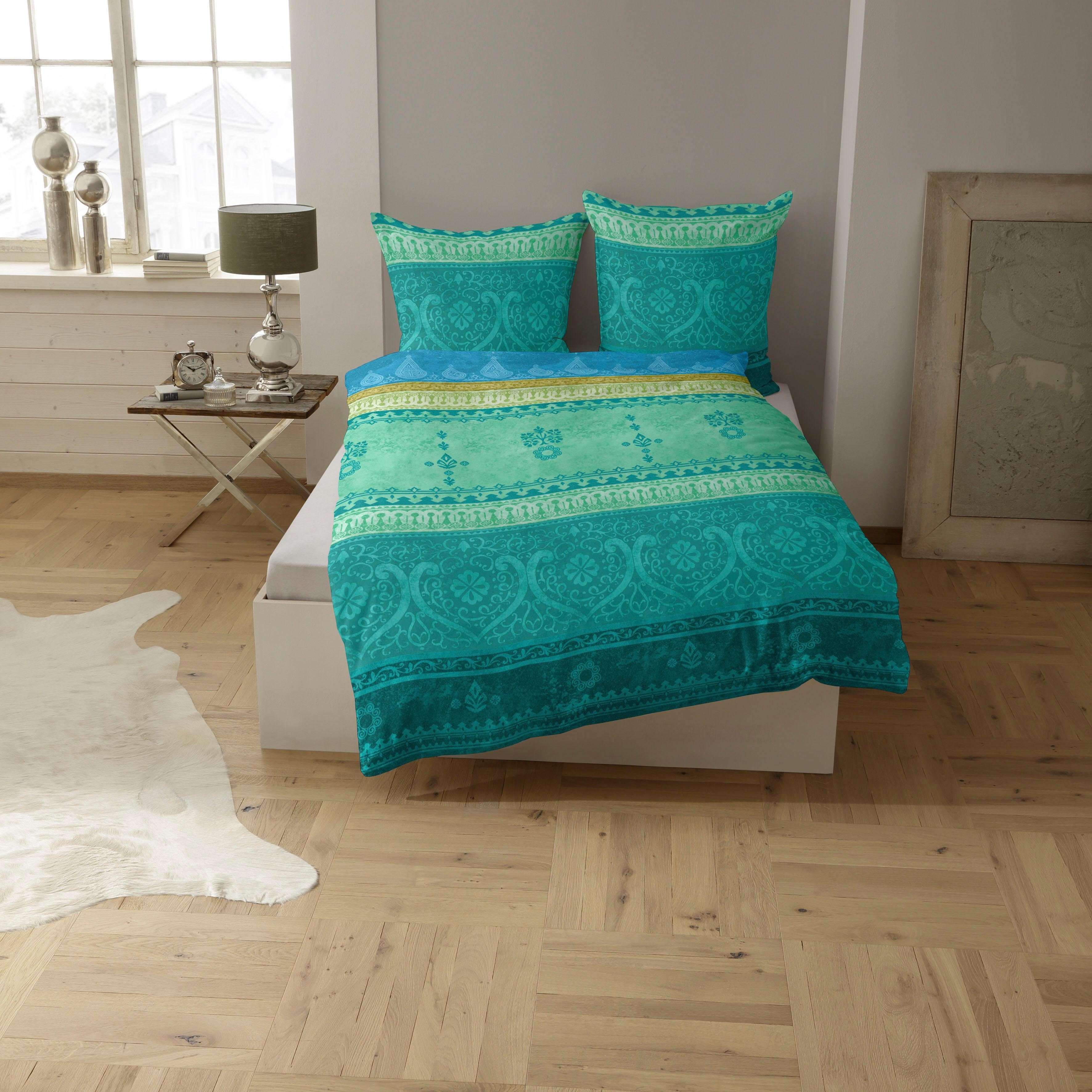 CASATEX Bettwäsche Indi, Satin, 3 teilig, günstig online kaufen