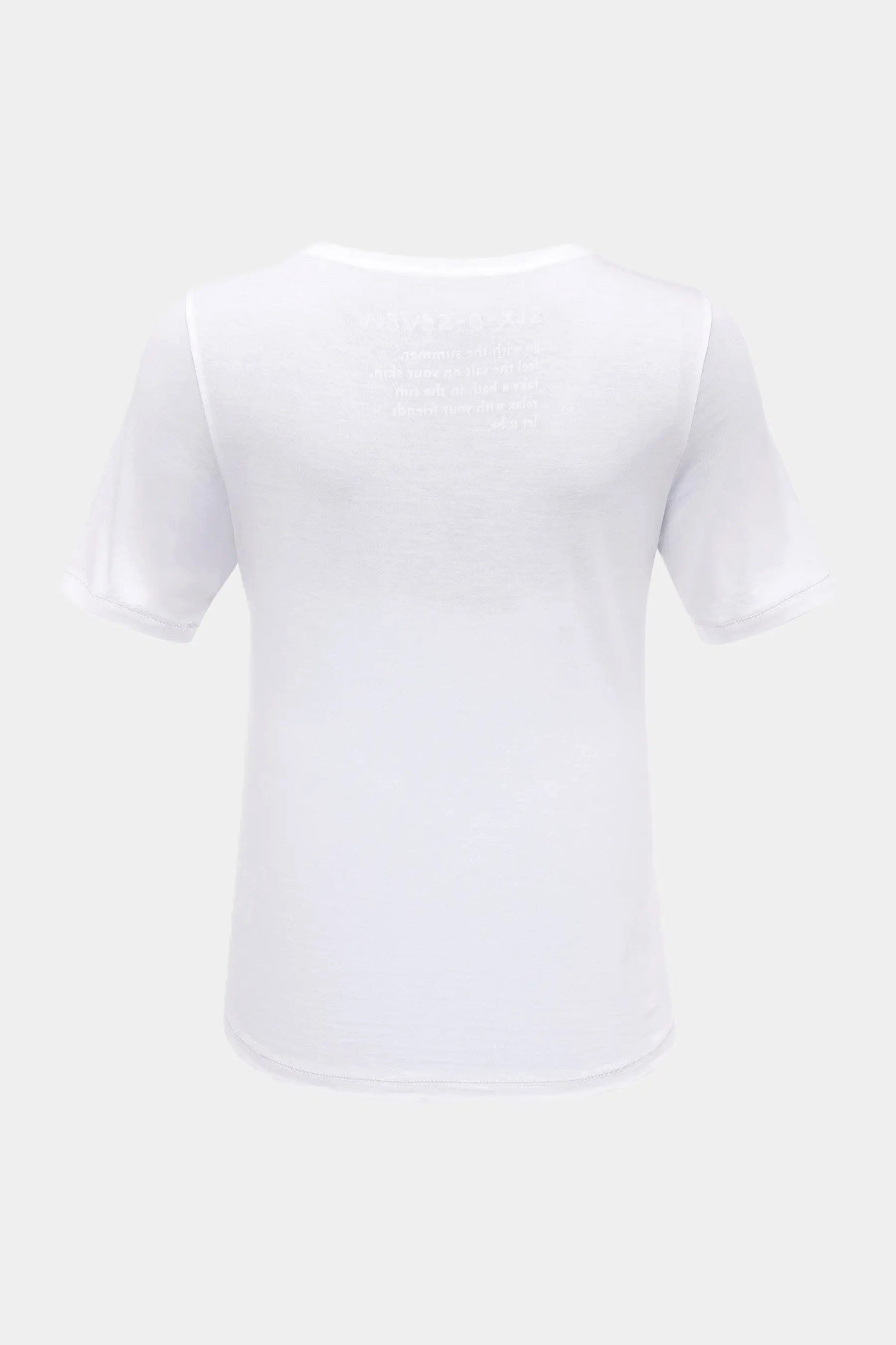 six-o-seven T-Shirt T-Shirt mit Herz Print WHITE für Valentinstag