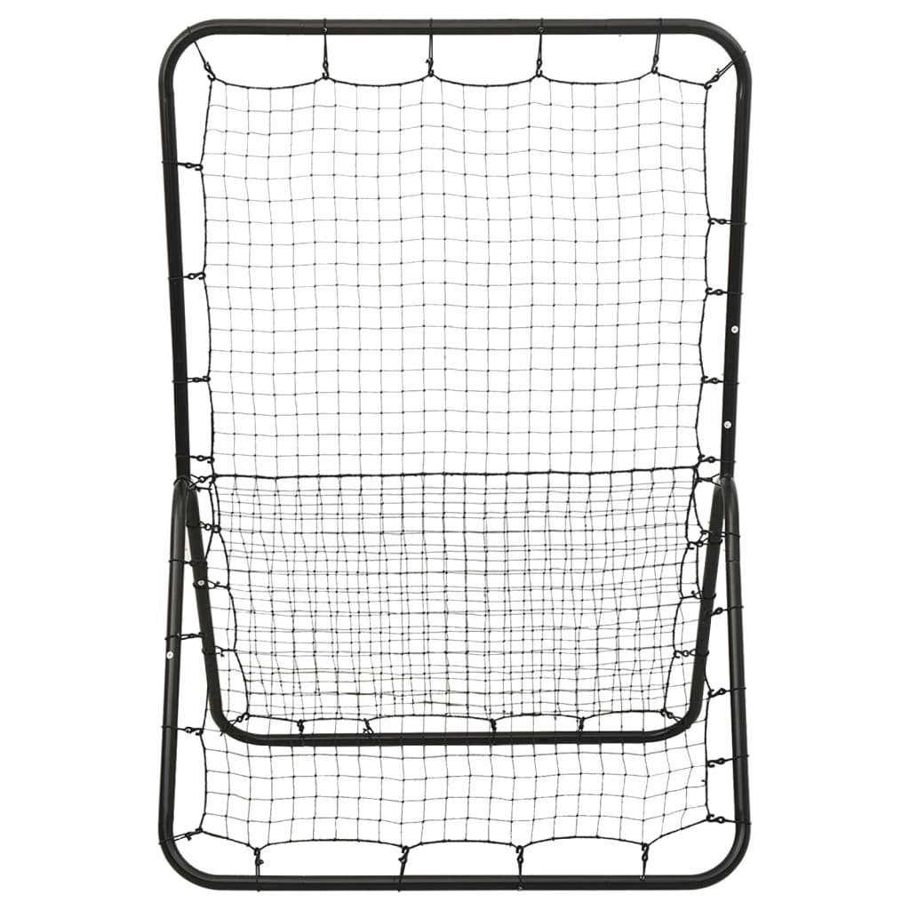 Multisport 121,5x98x175cm Rebound-Netz Metall vidaXL Softball Fußballtor Baseball