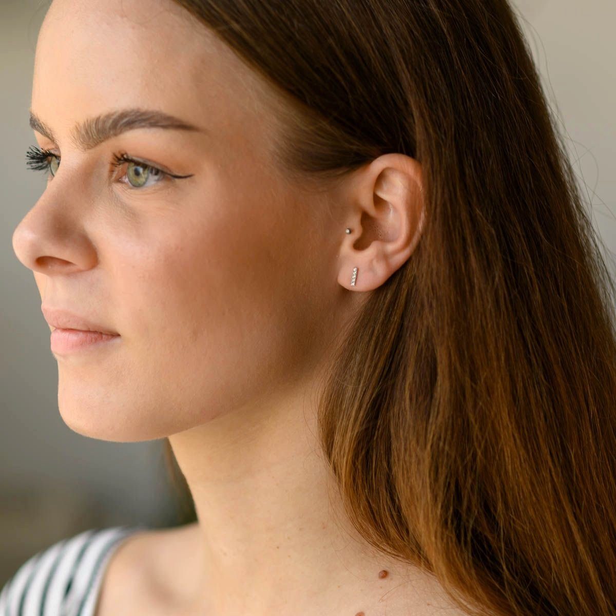 Materia Paar Ohrstecker Ohrringe Damen Silber Zirkonia SO-447, 925 Sterling günstig online kaufen