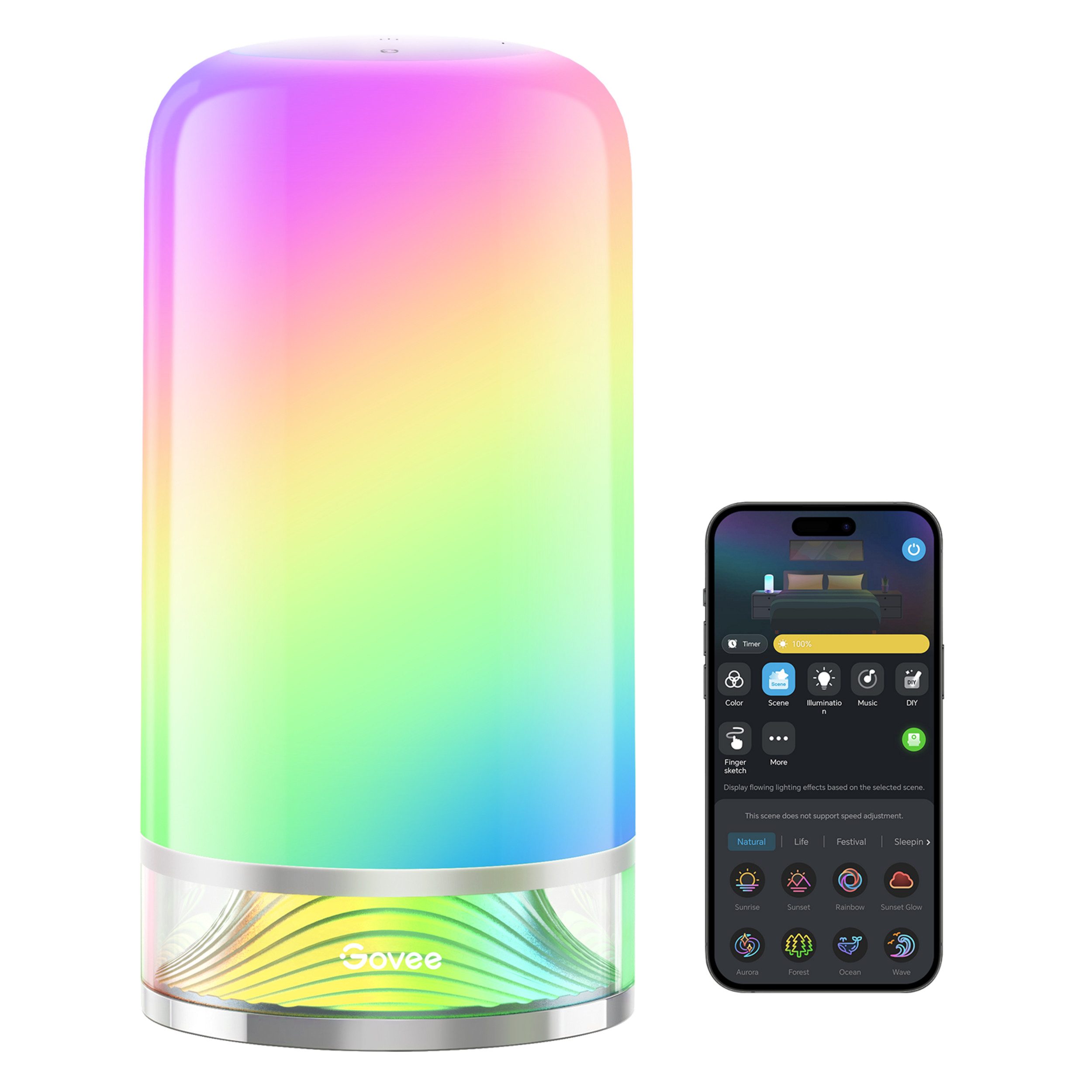 Govee Govee RGBICWW Tischleuchte Smarte Lampe