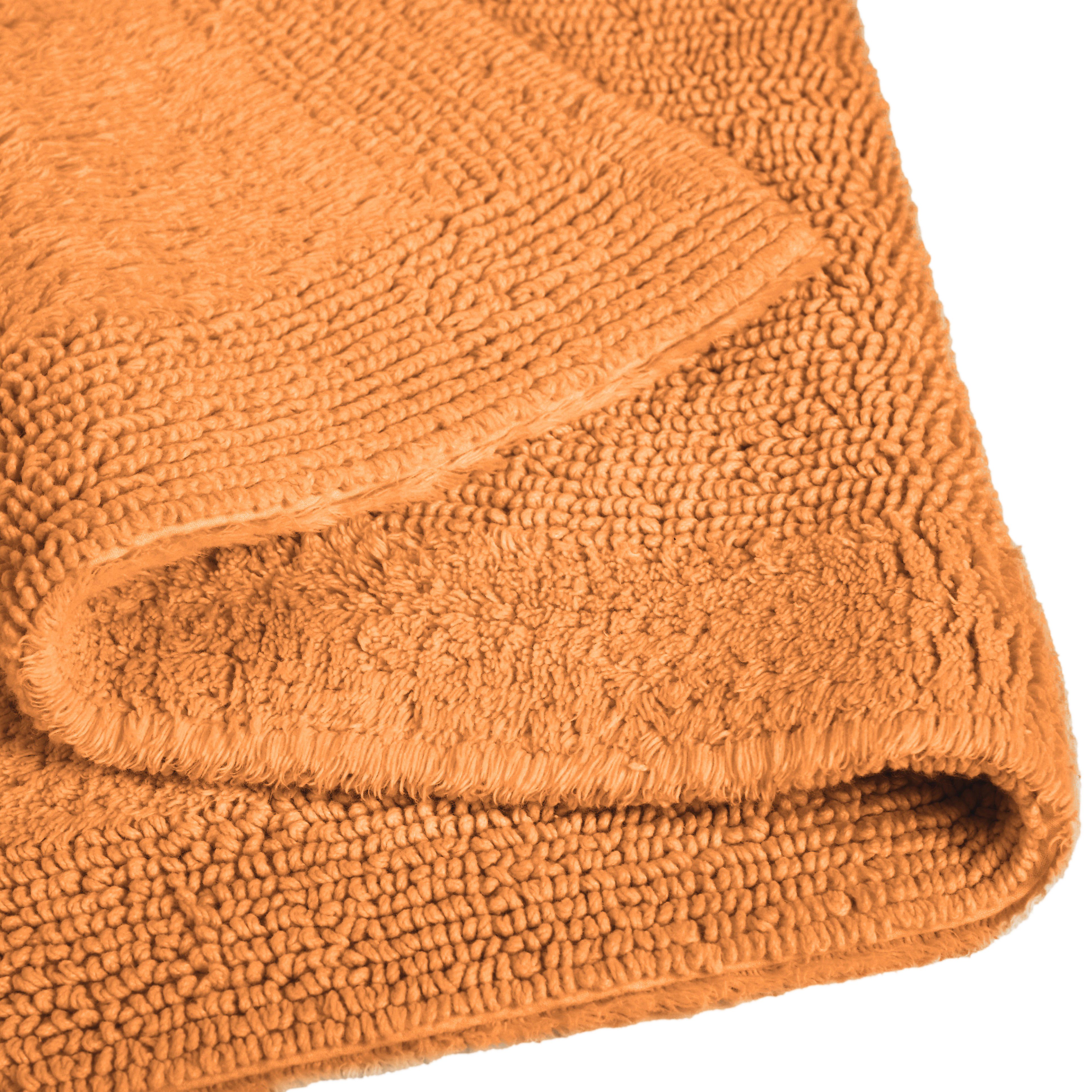 OTTO home Badematte Kapra, Badvorleger, Badezimmer Teppich, Höhe 14 mm, beidseitig nutzbar, strapazierfähig, fußbodenheizungsgeeignet, Baumwolle, rechteckig, mit Bordüre, Badteppich, Badematte, Baumwolle