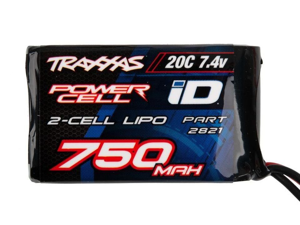 Traxxas Traxxas LiPo TRX-4M Akku 750mAh 7,4V 2-Zellen 20C (MID Stecker)TRX2821 Akku