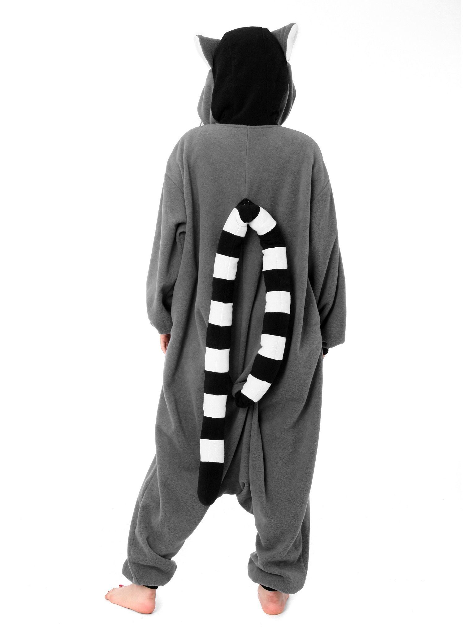 Metamorph Kostüm Lemur Overall Tierkostüm Karneval Faschingskostüm, Das Original aus Japan: kuscheliger Onesie von Sazac