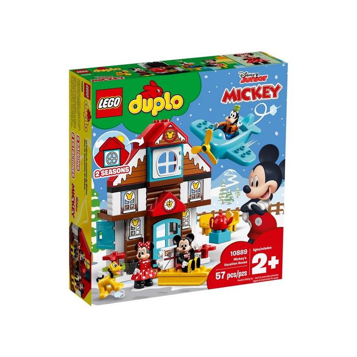 LEGO® Konstruktionsspielsteine LEGO® DUPLO® - Mickys Ferienhaus (Set 57 St)