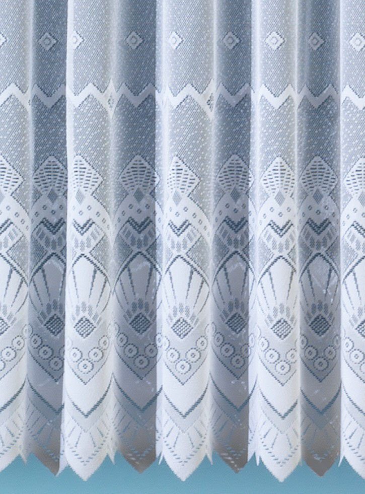 Weckbrodt, halbtransparent, St), Gardine Kräuselband London, Jacquard (1