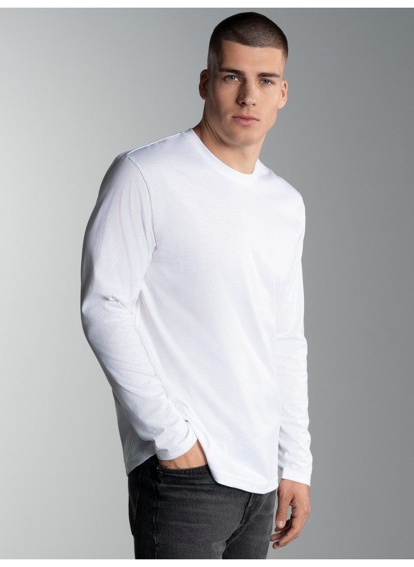 Trigema T-Shirt TRIGEMA Langarmshirt aus 100% Baumwolle (1-tlg)