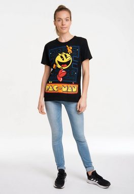 LOGOSHIRT T-Shirt Pac-Man – Jumping mit lizenziertem Print